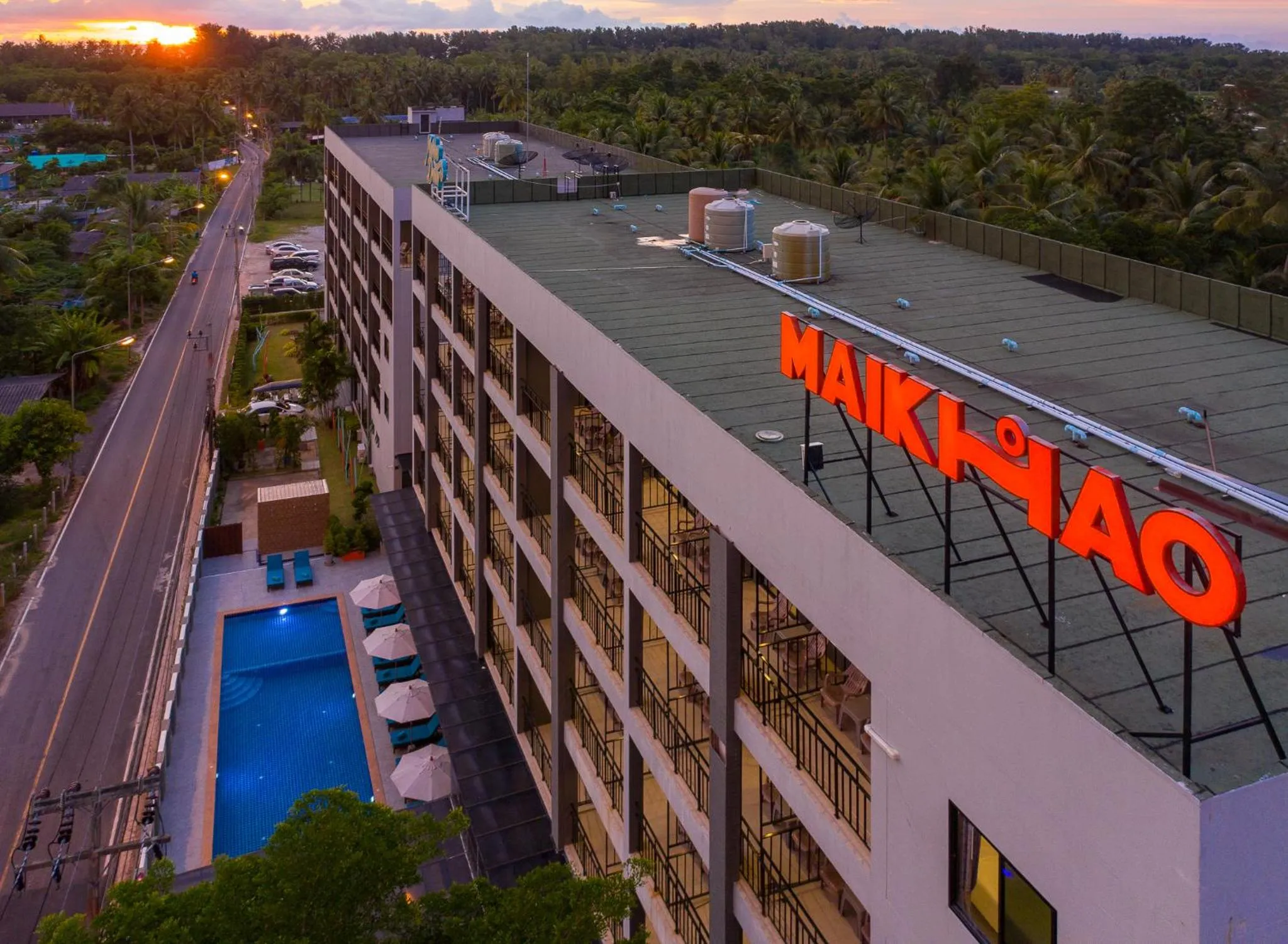 Property building in Maikhao Hotel, Phuket