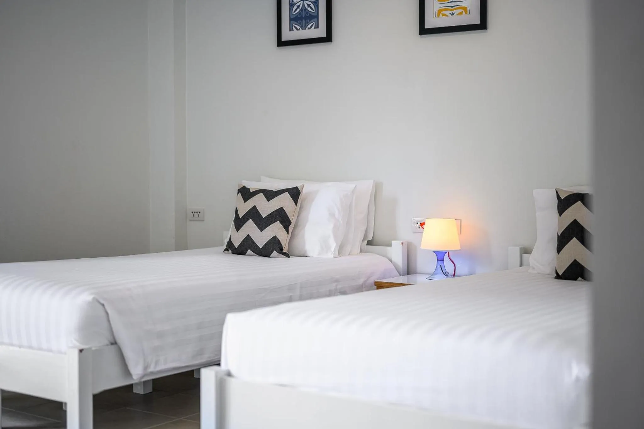 Bed in Maikhao Hotel, Phuket