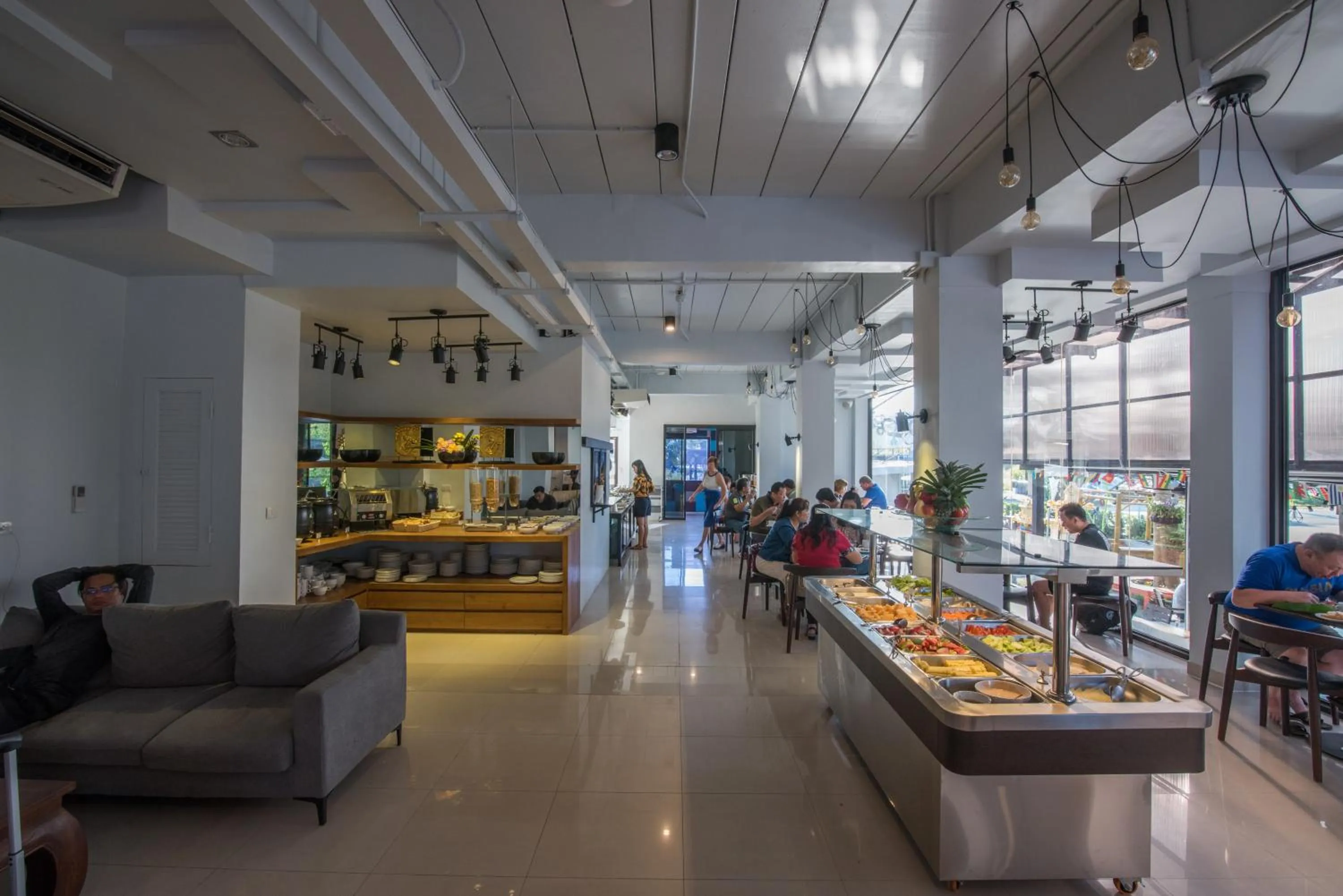 Breakfast in Maikhao Hotel, Phuket