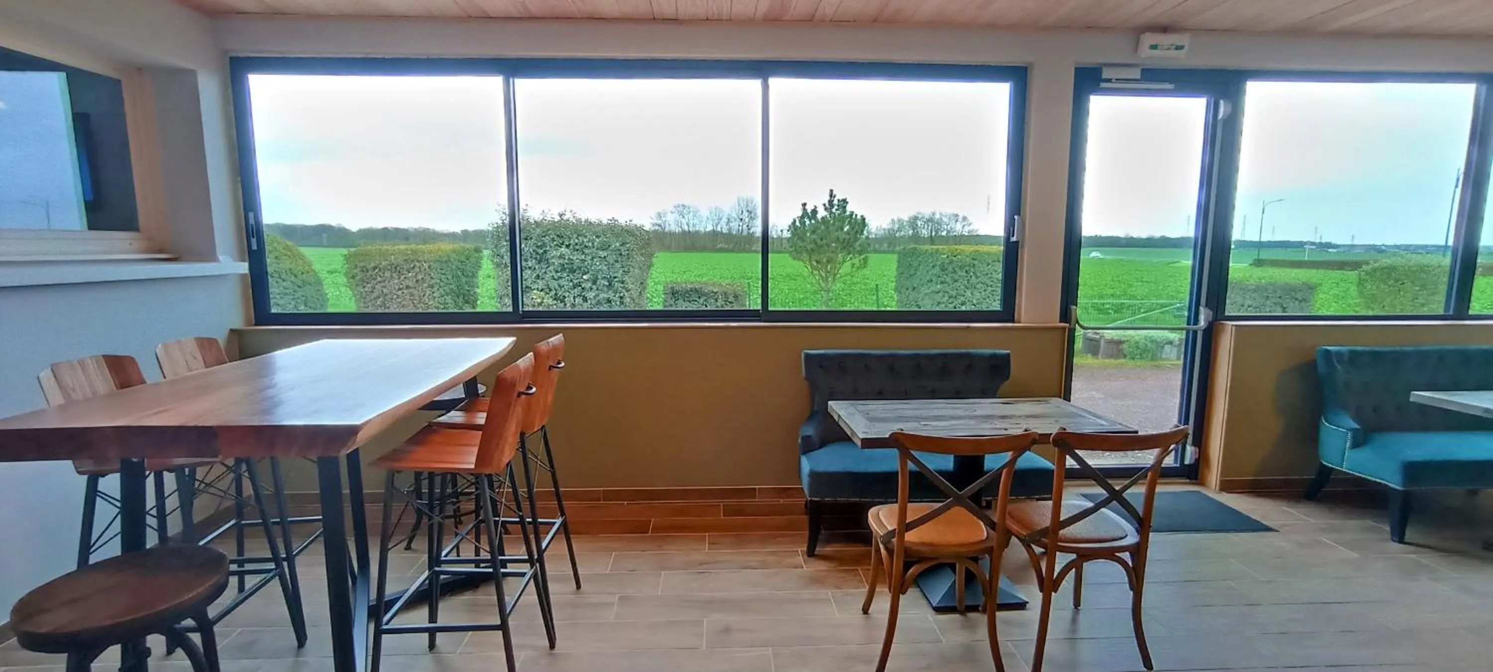 Buffet breakfast in Hôtel Le Clos Badan