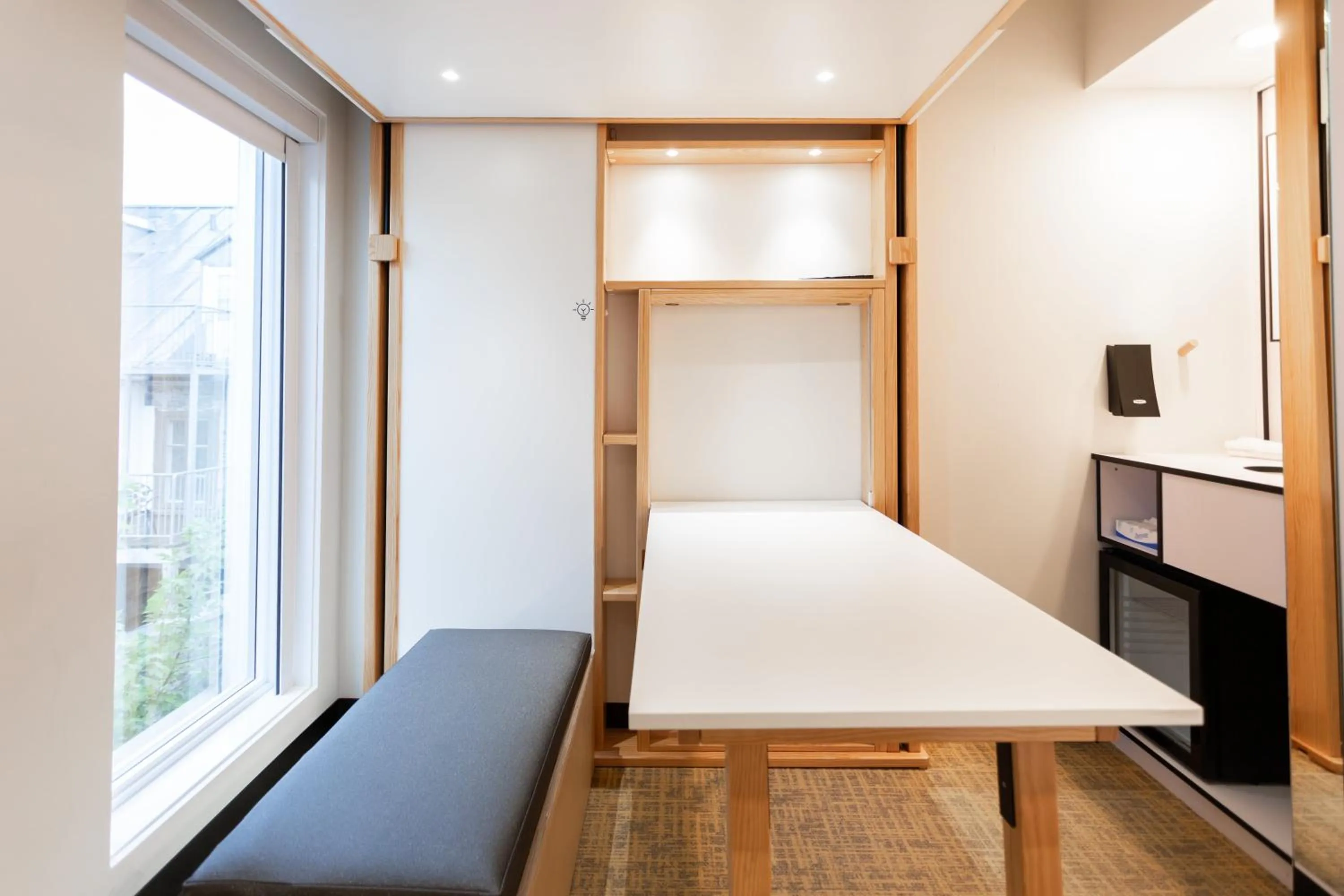 Seating area in Hotel AtypiQ