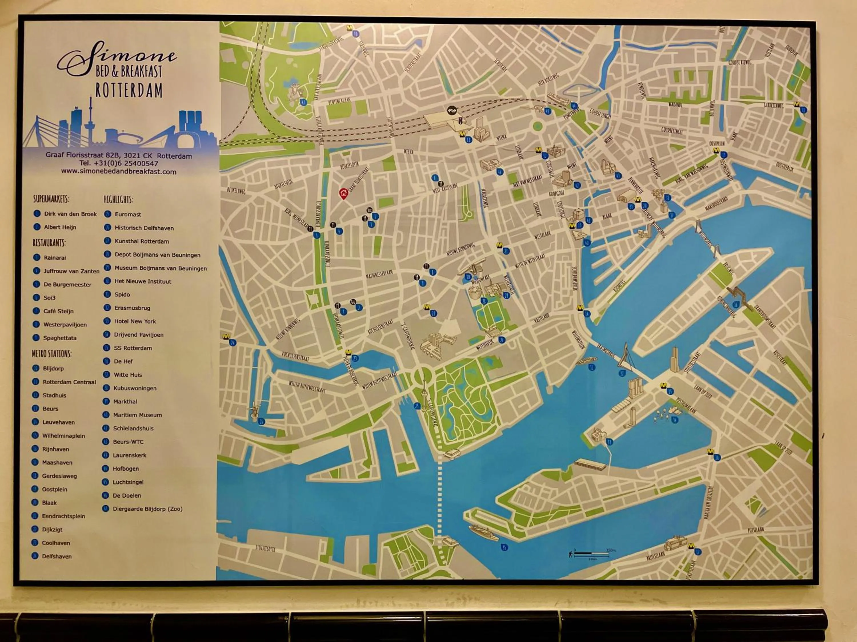 Nearby landmark in Bed and Breakfast Rotterdam