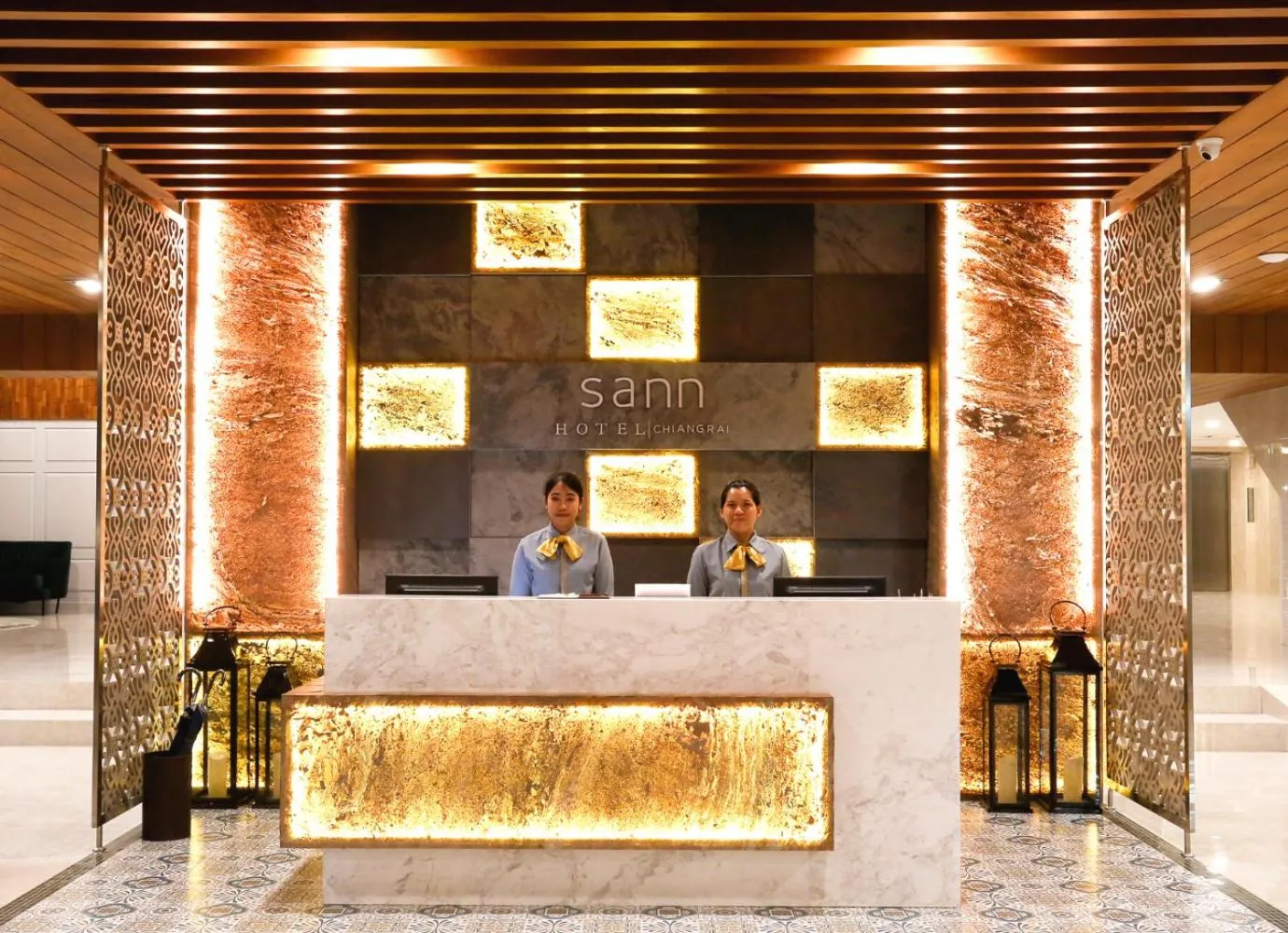 Lobby or reception in Sann Hotel