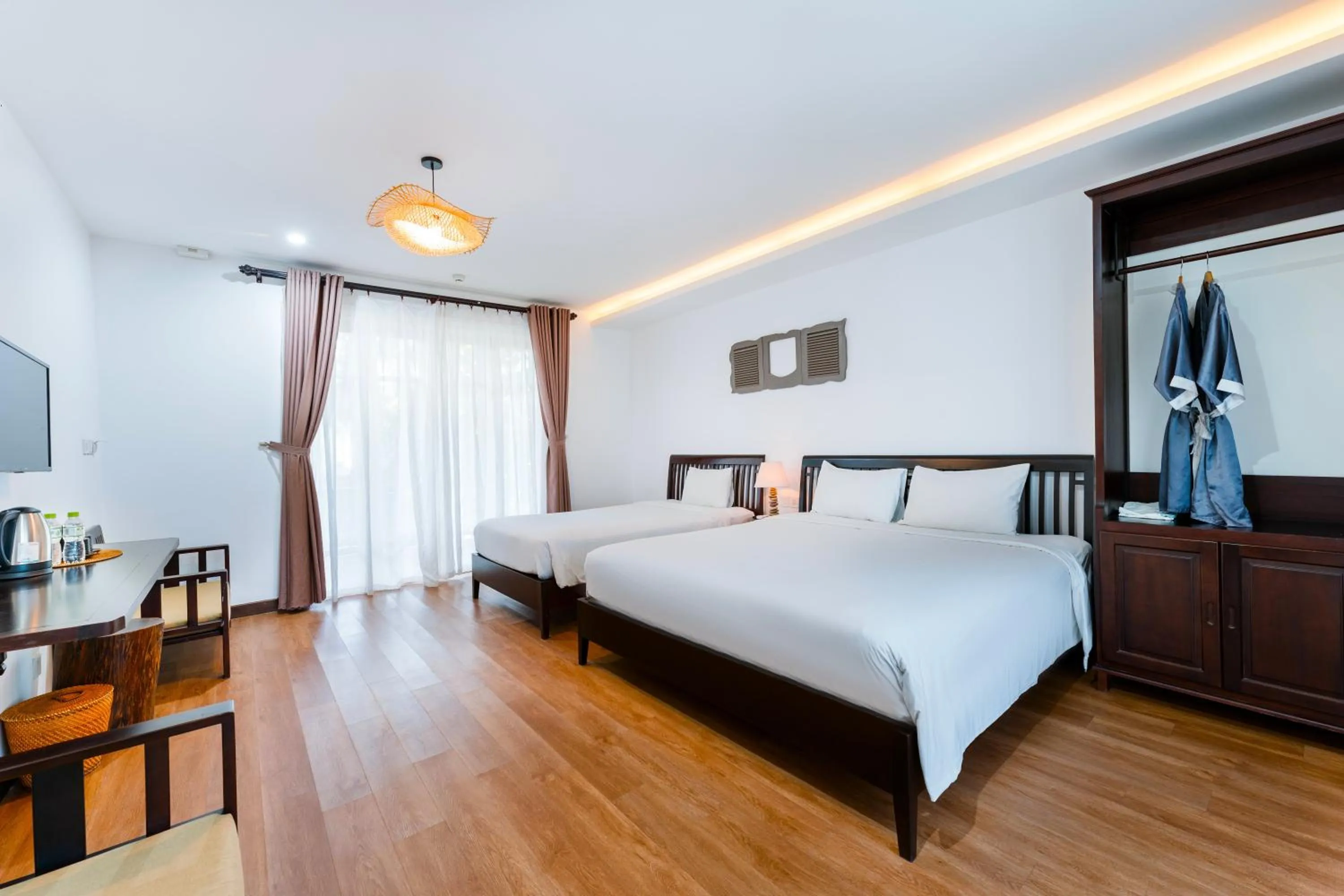 Bed in Ancient Garden Boutique Hoi An