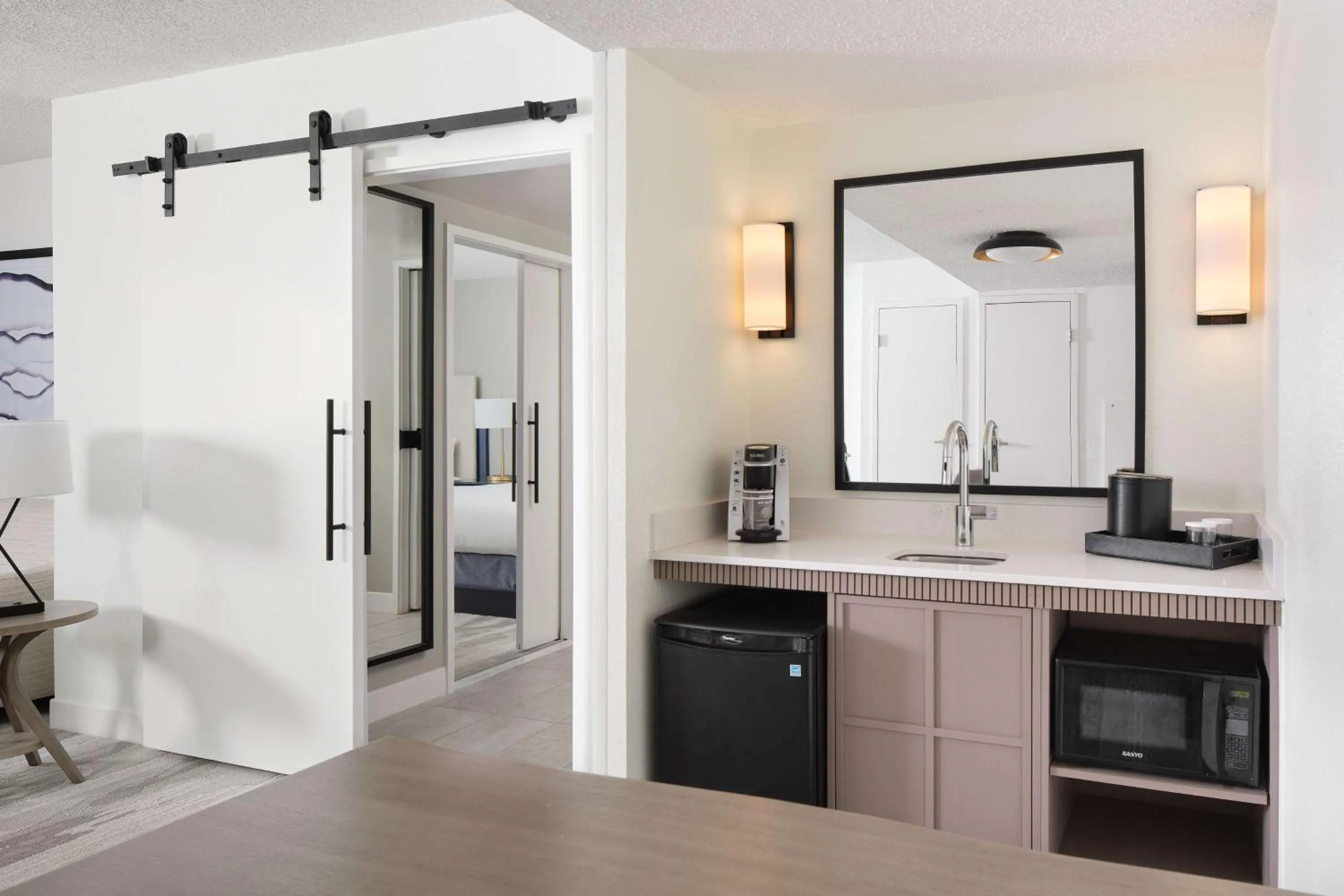 Photo of the whole room in Embassy Suites by Hilton Myrtle Beach Oceanfront Resort