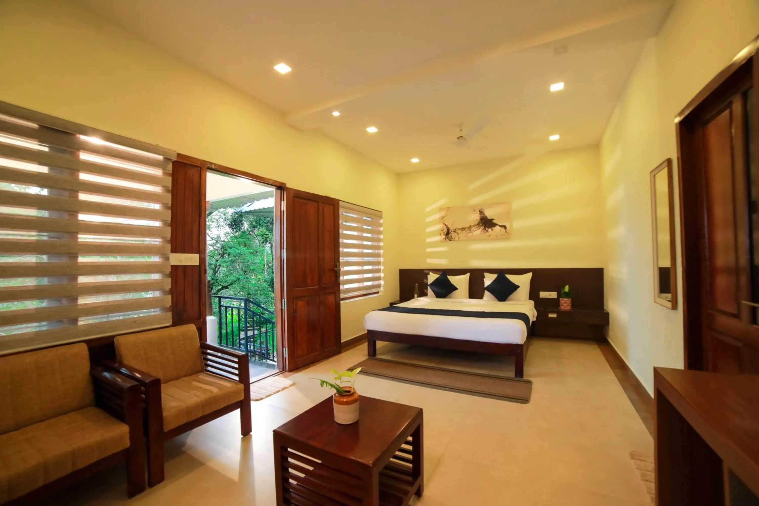 Bed in Golden Fern Resort