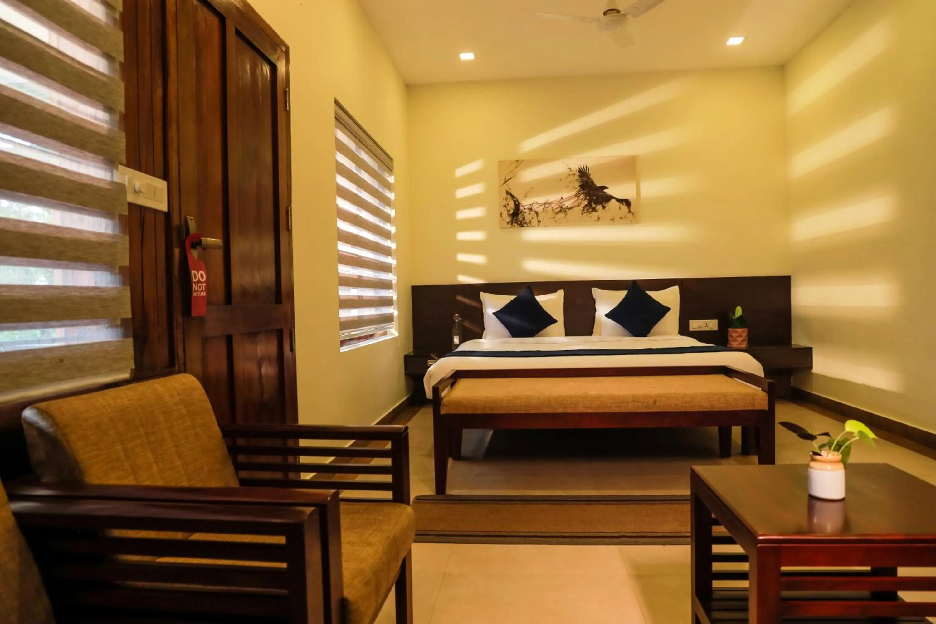 Bed in Golden Fern Resort