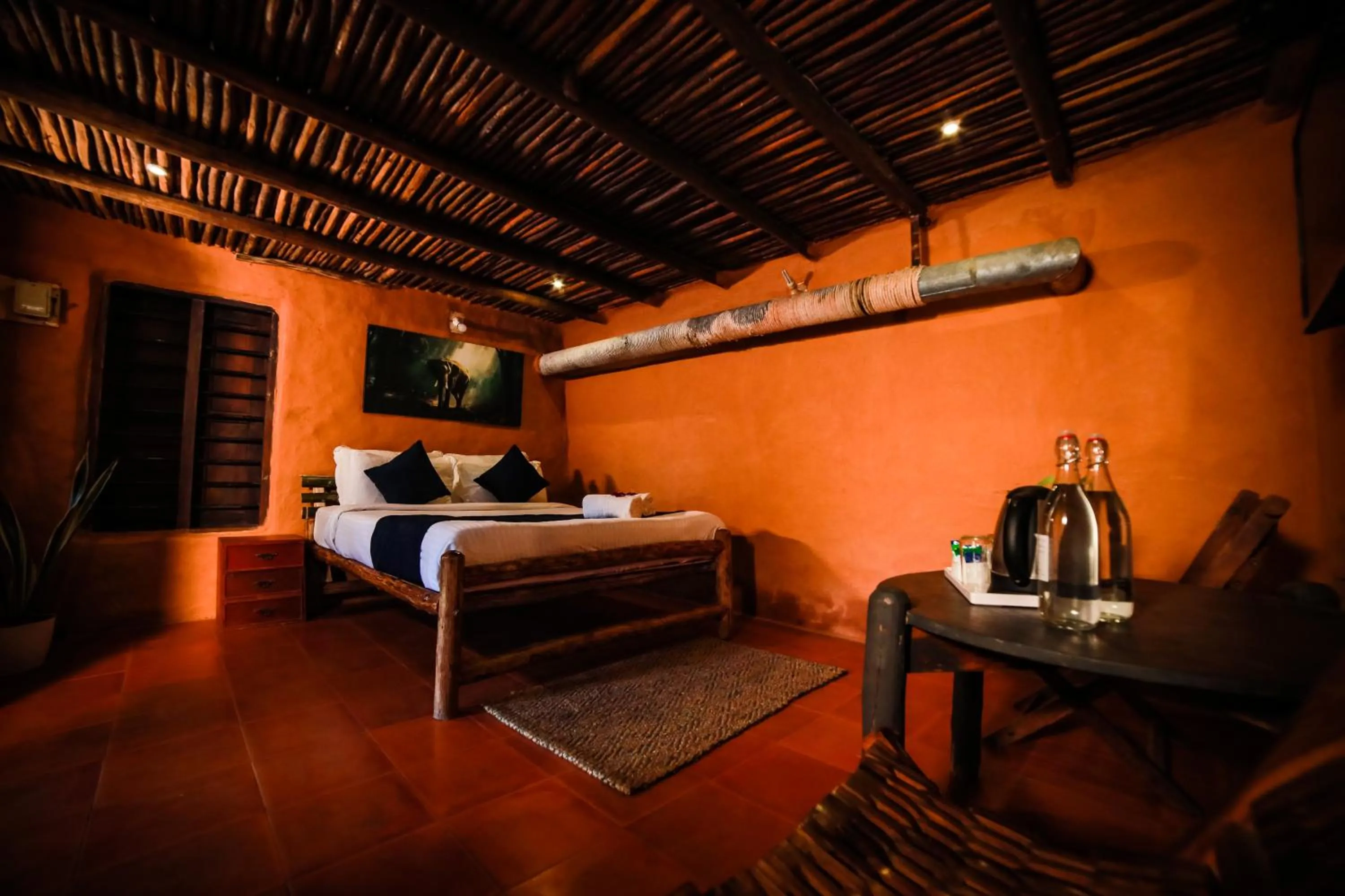 Bed in Golden Fern Resort