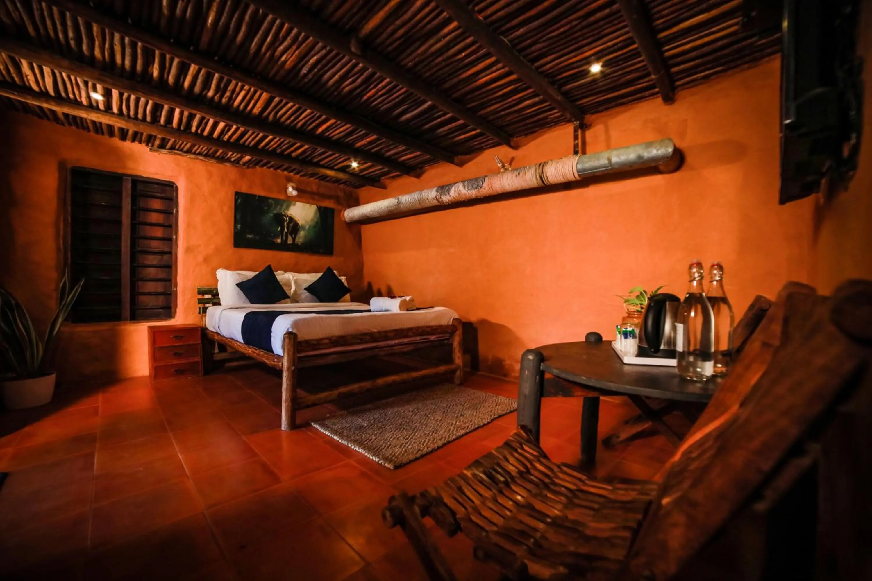 Bed in Golden Fern Resort