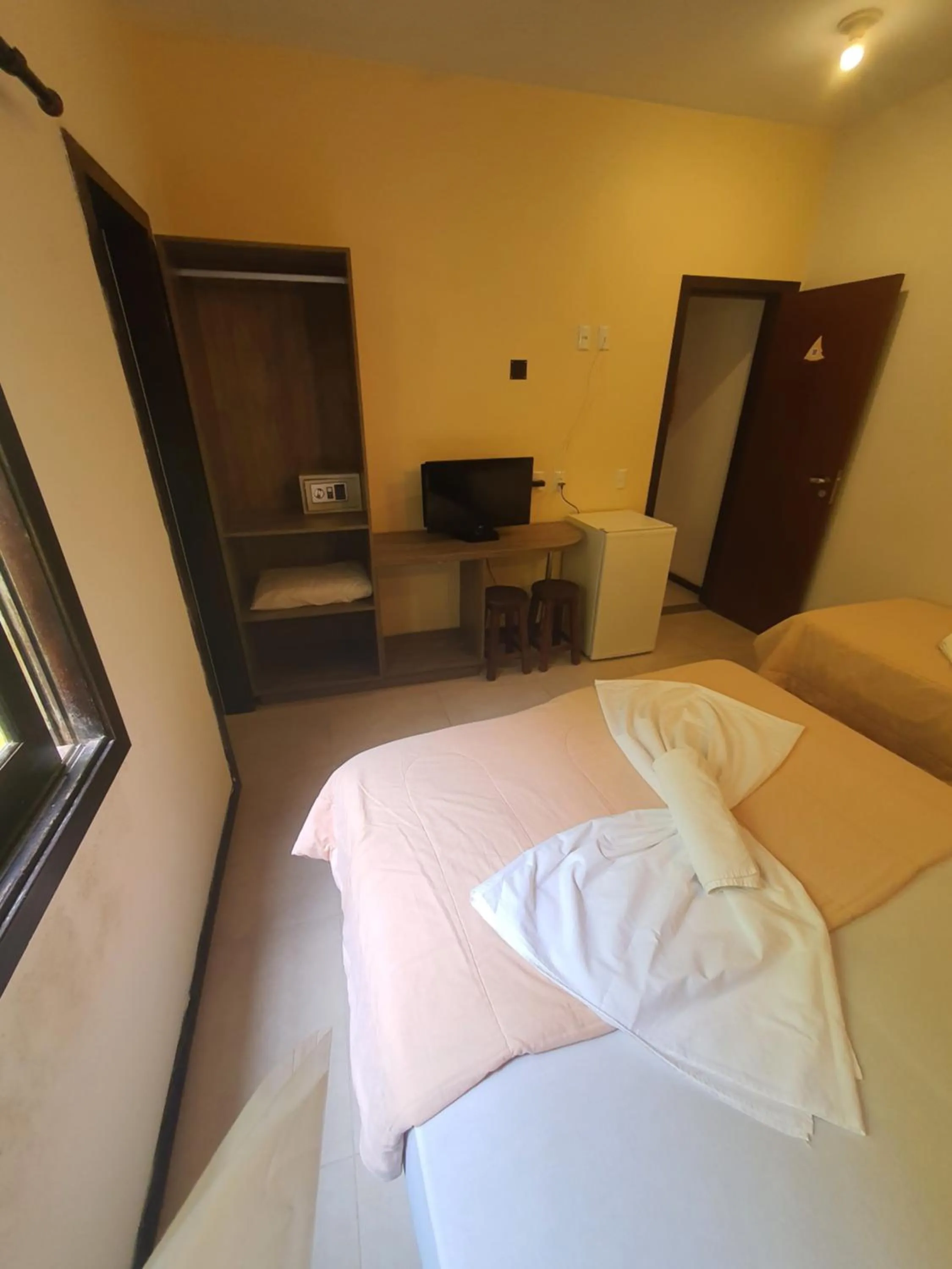 Bed in Hotel Pousada Capão