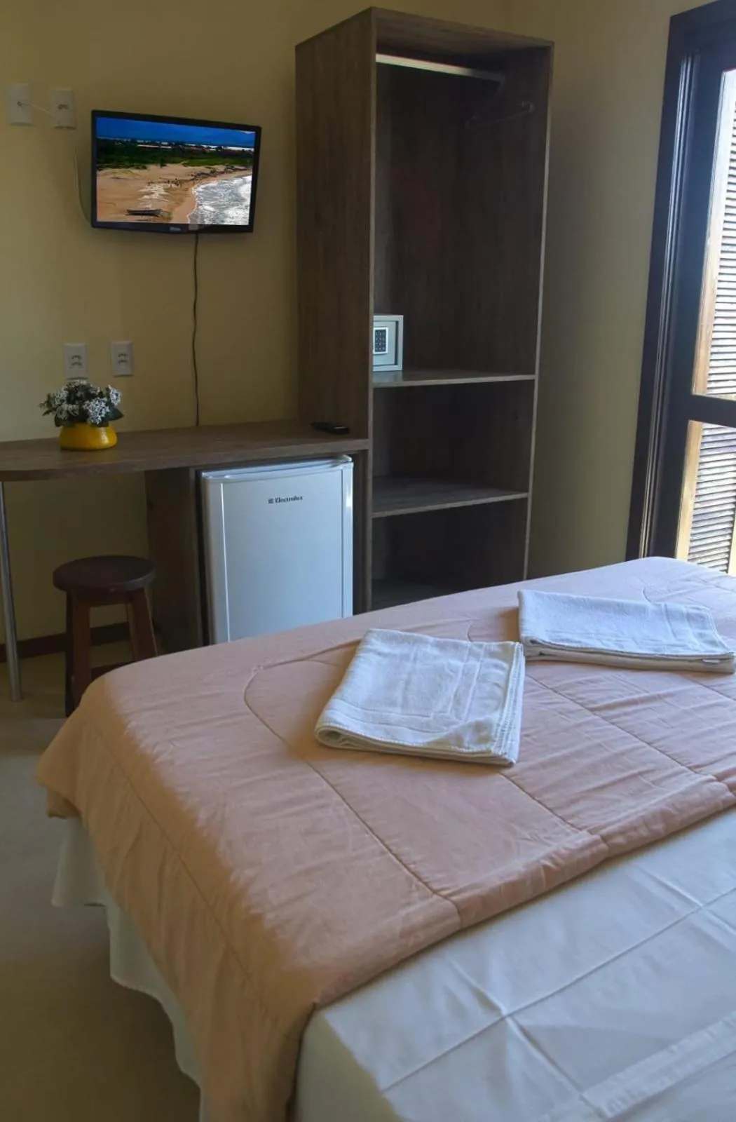 Bed in Hotel Pousada Capão