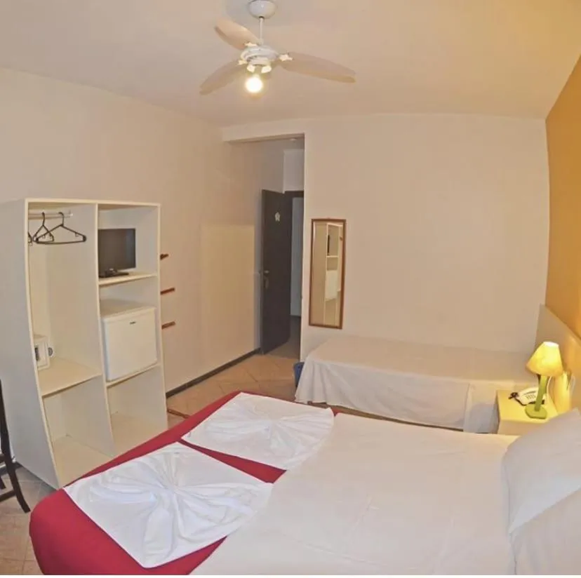 Bed in Hotel Pousada Capão