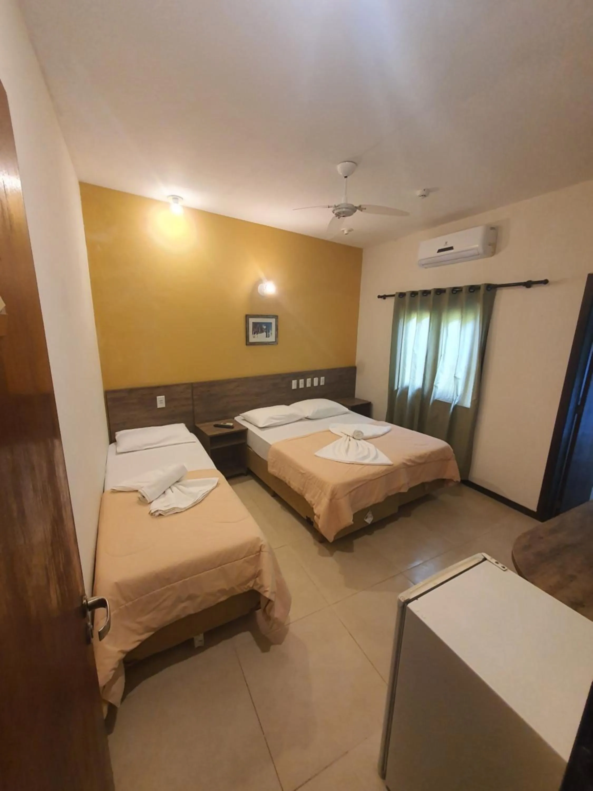 Bed in Hotel Pousada Capão