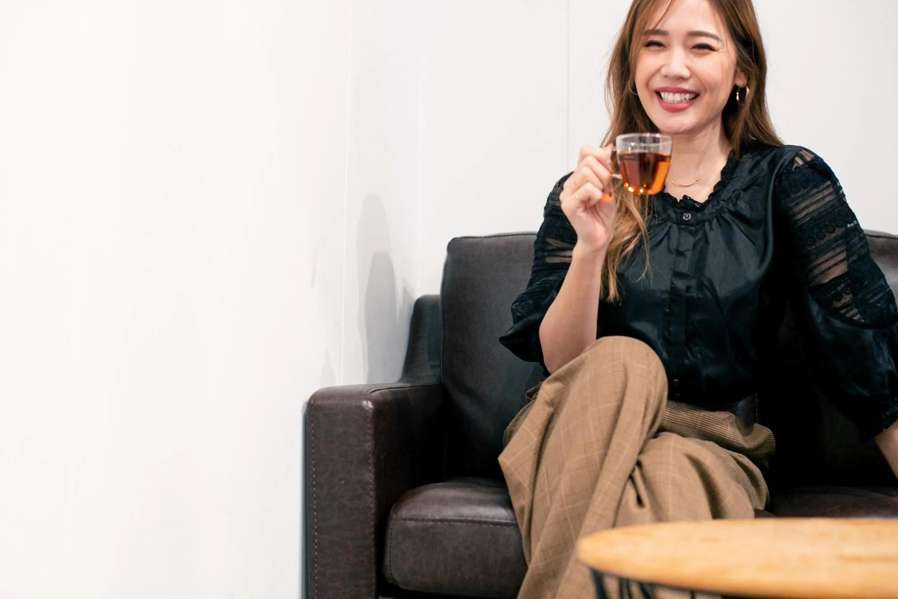 Seating area in mizuka Daimyo 4 - unmanned hotel -