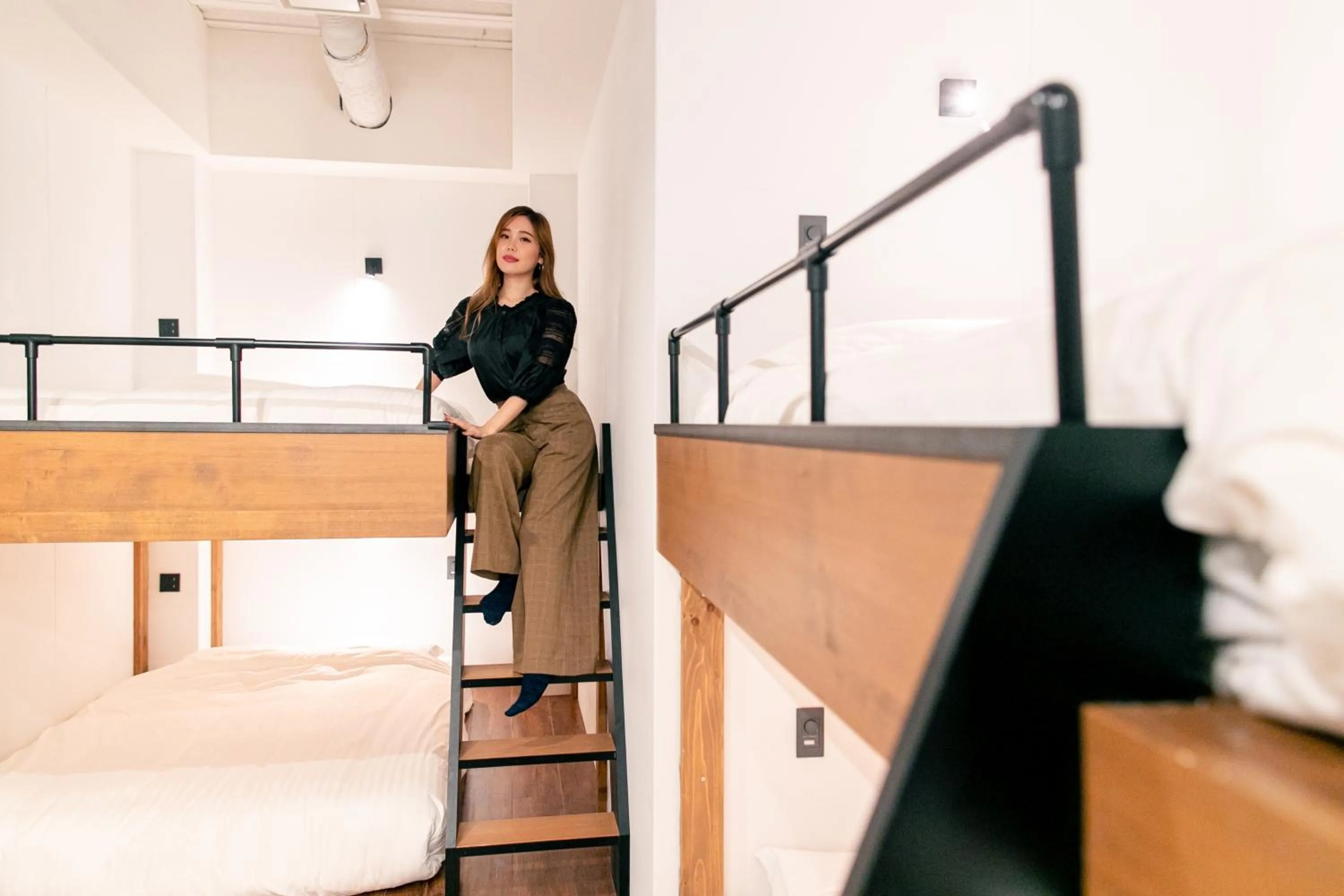 Bedroom, Bed in mizuka Daimyo 4 - unmanned hotel -