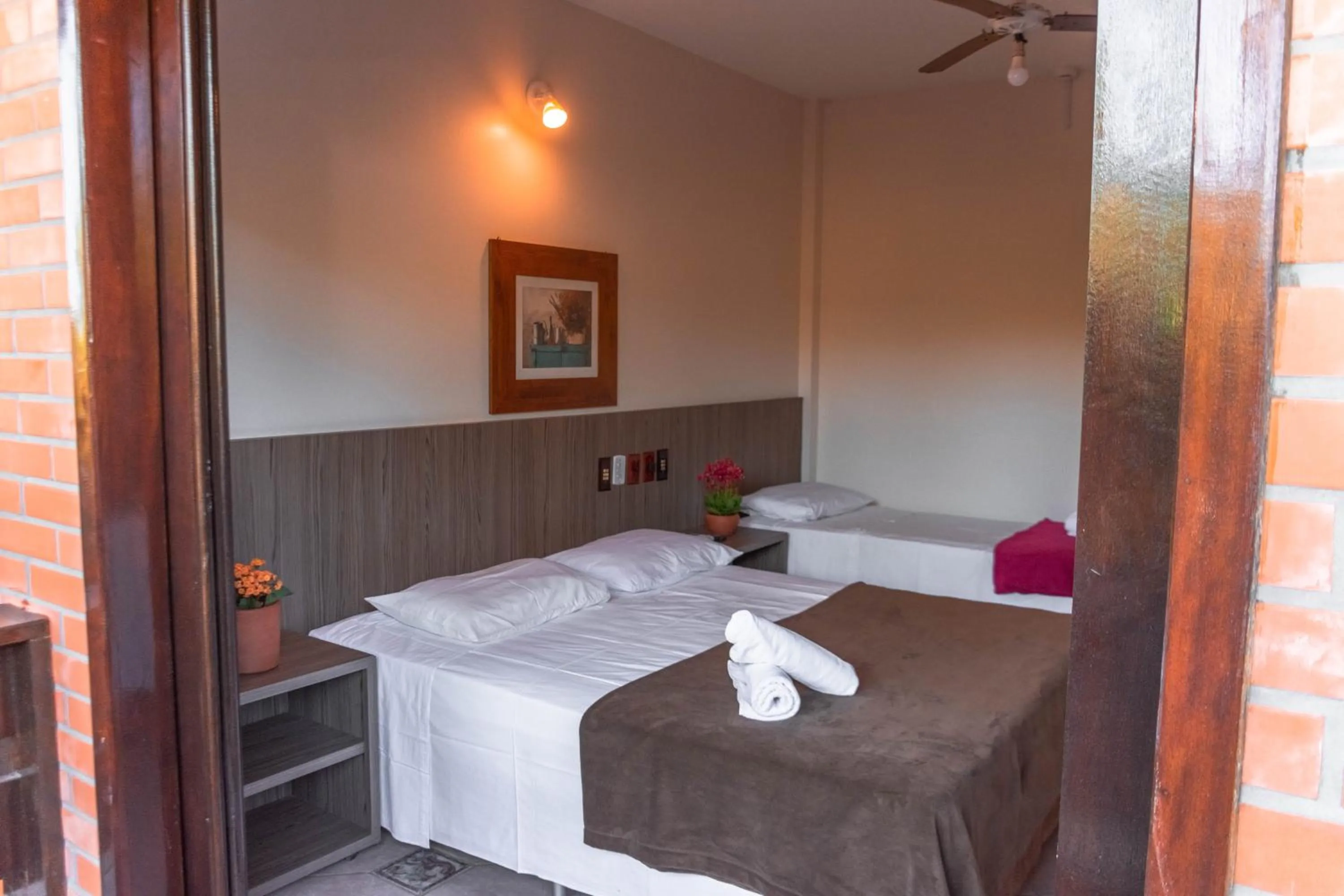 Bed in Ferrujão Pousada e Restaurante