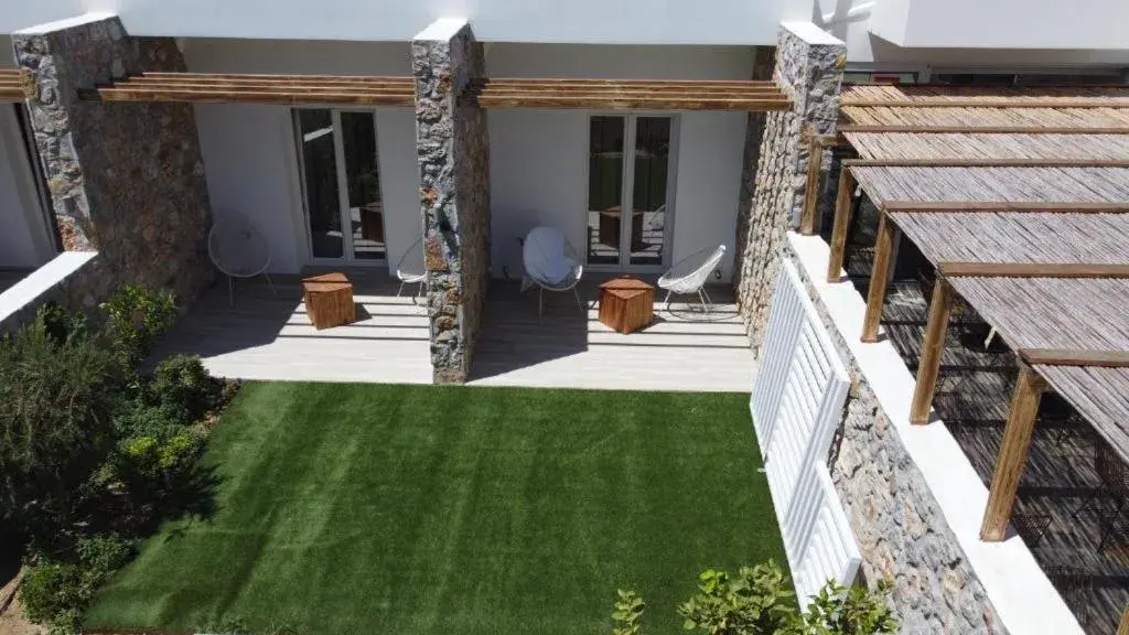 Superior Double or Twin Room with Terrace & Private Garden in AELLIA HOTEL & SUITES LEROS Superior Double or Twin Room with Terrace & Private Garden in AELLIA HOTEL & SUITES LEROS