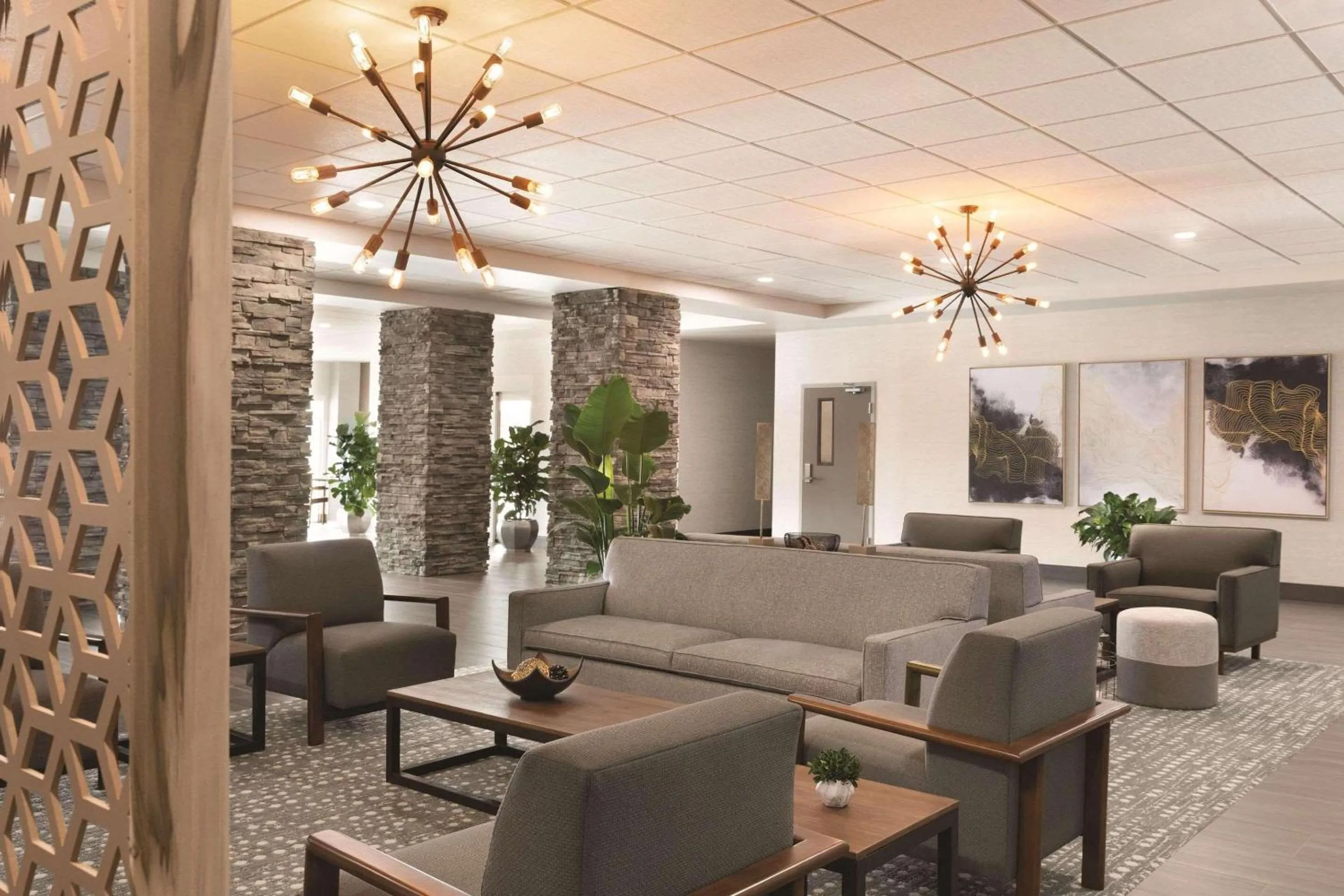 Lobby or reception in Radisson Hotel Oklahoma City Airport