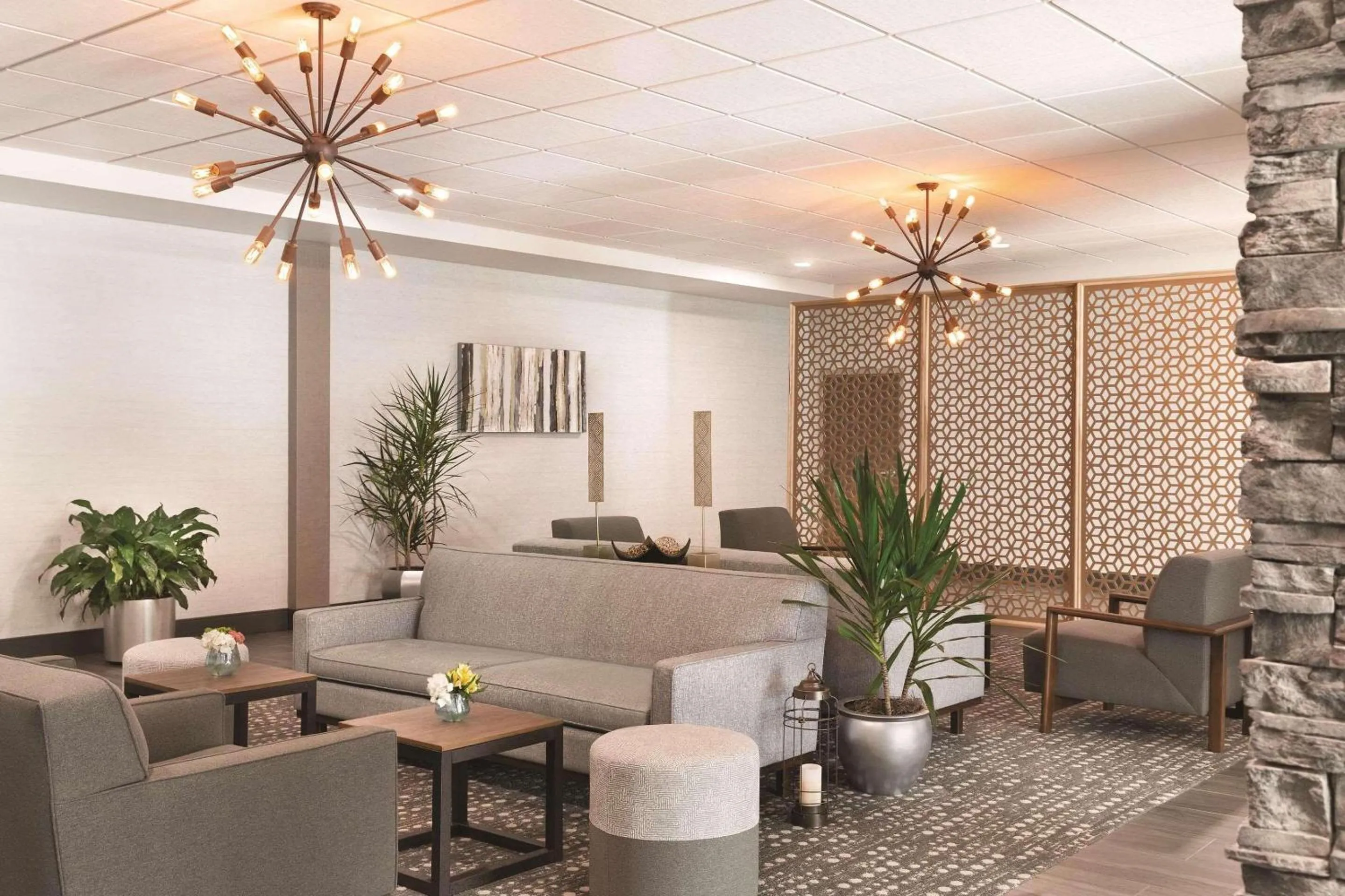 Lobby or reception in Radisson Hotel Oklahoma City Airport