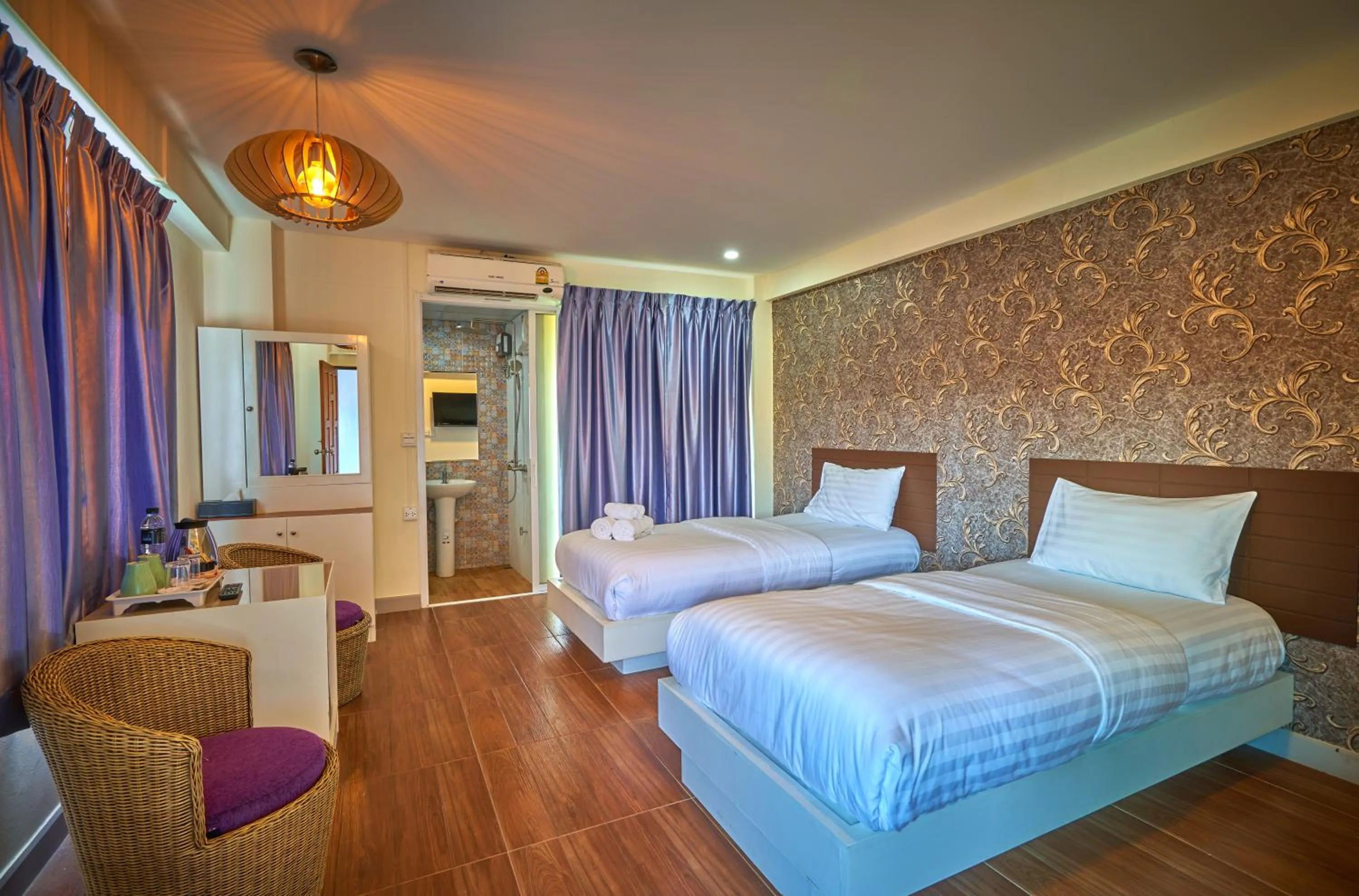 Bed in Sweetloft Hotel Don Muang
