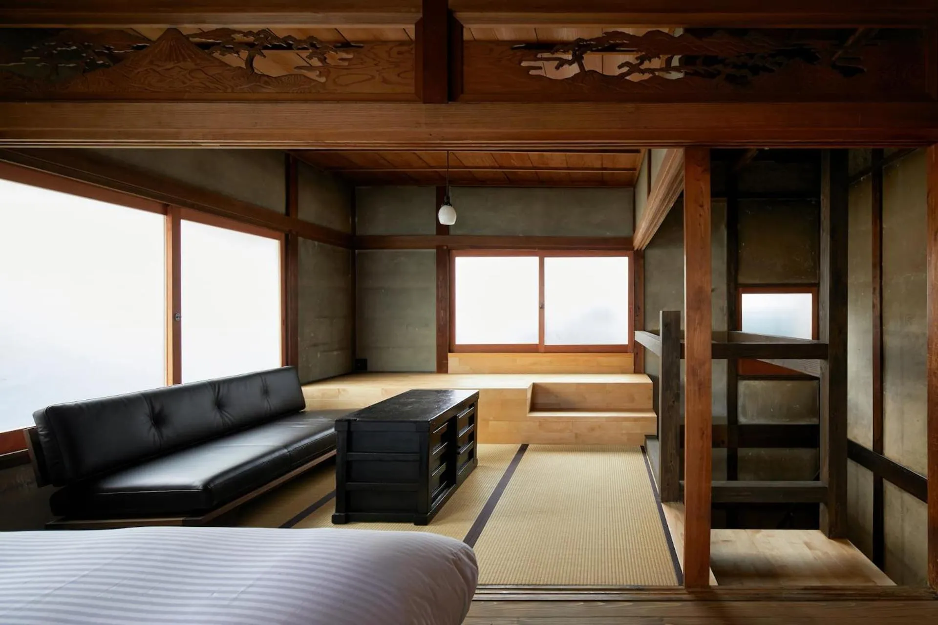 Bed in Umeyu no yado by YADORU KYOTO HANARE