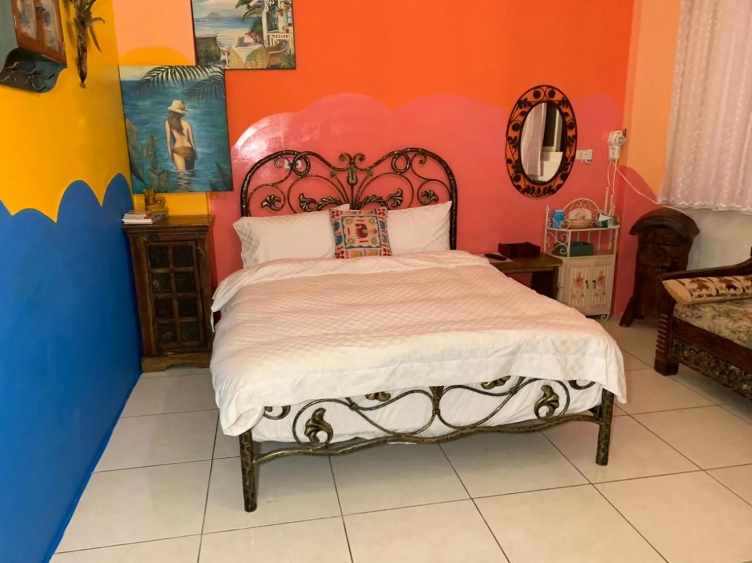 Bed in Hualien Seaside B&B