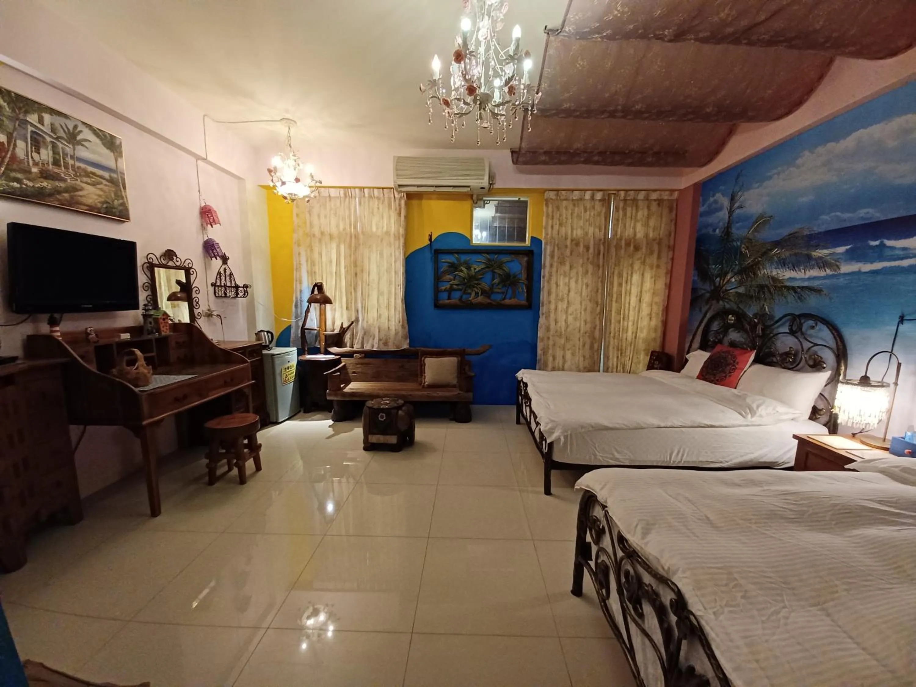 Bed in Hualien Seaside B&B