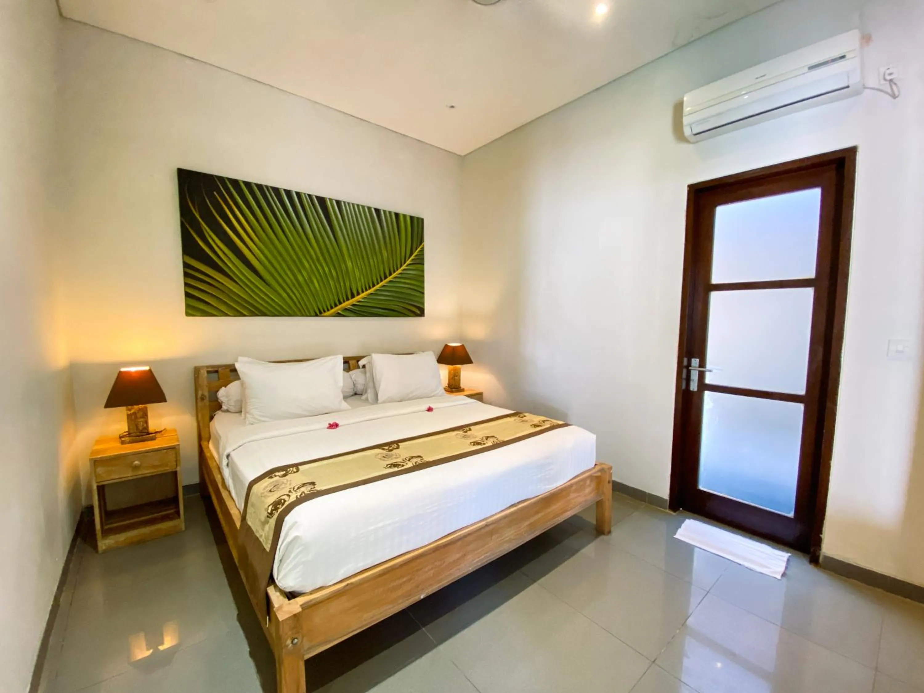 Bed in The Lakshmi Villas by The Beach House