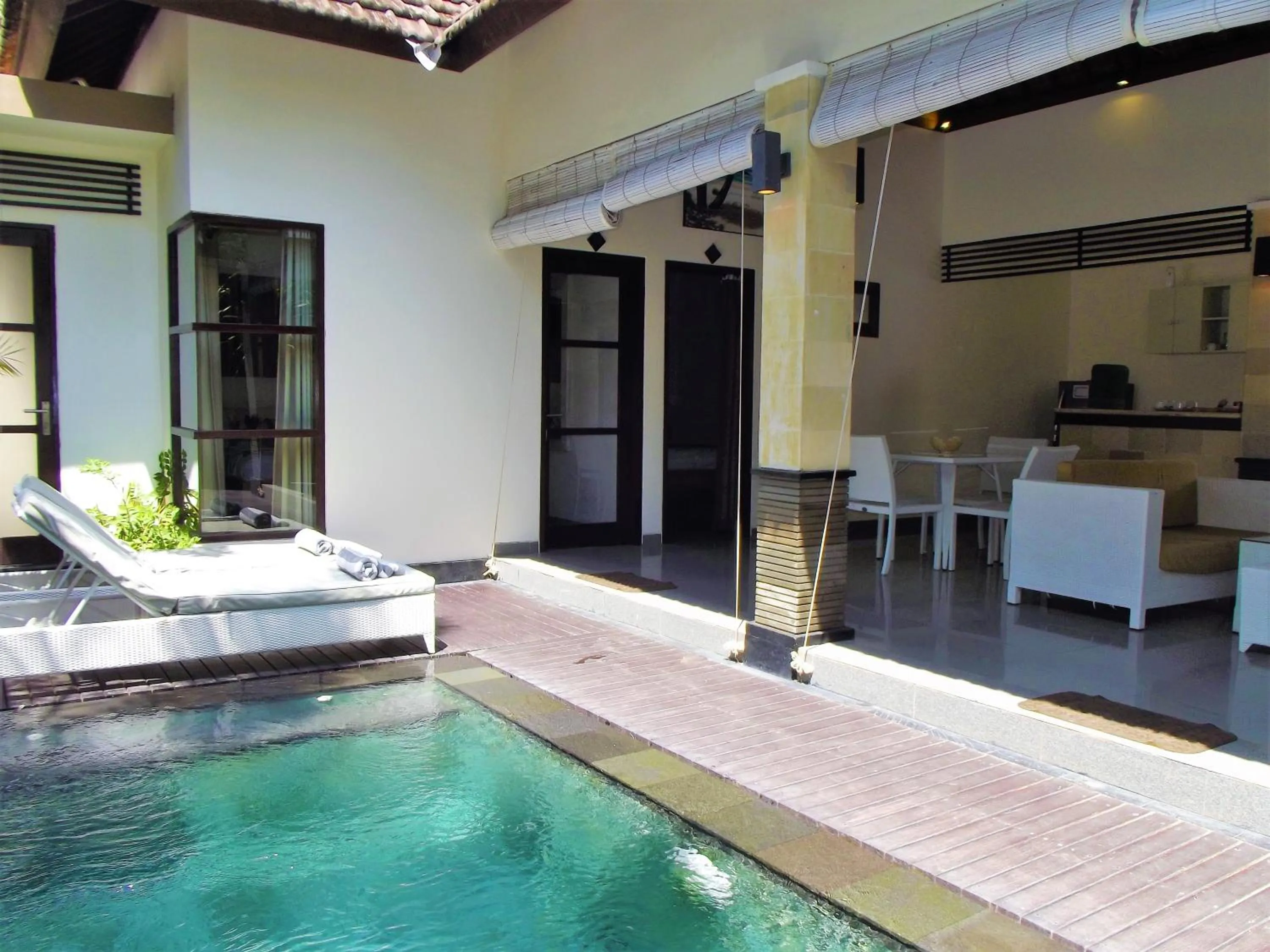 Swimming pool in The Lakshmi Villas by The Beach House