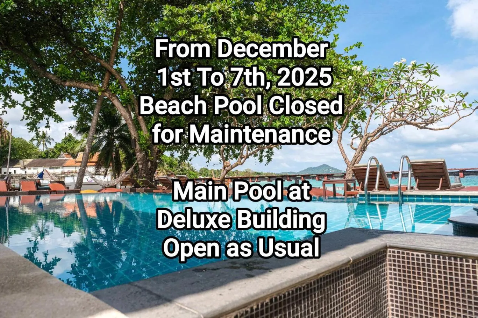 Swimming pool in Bhundhari Chaweng Beach Resort Koh Samui - SHA Plus