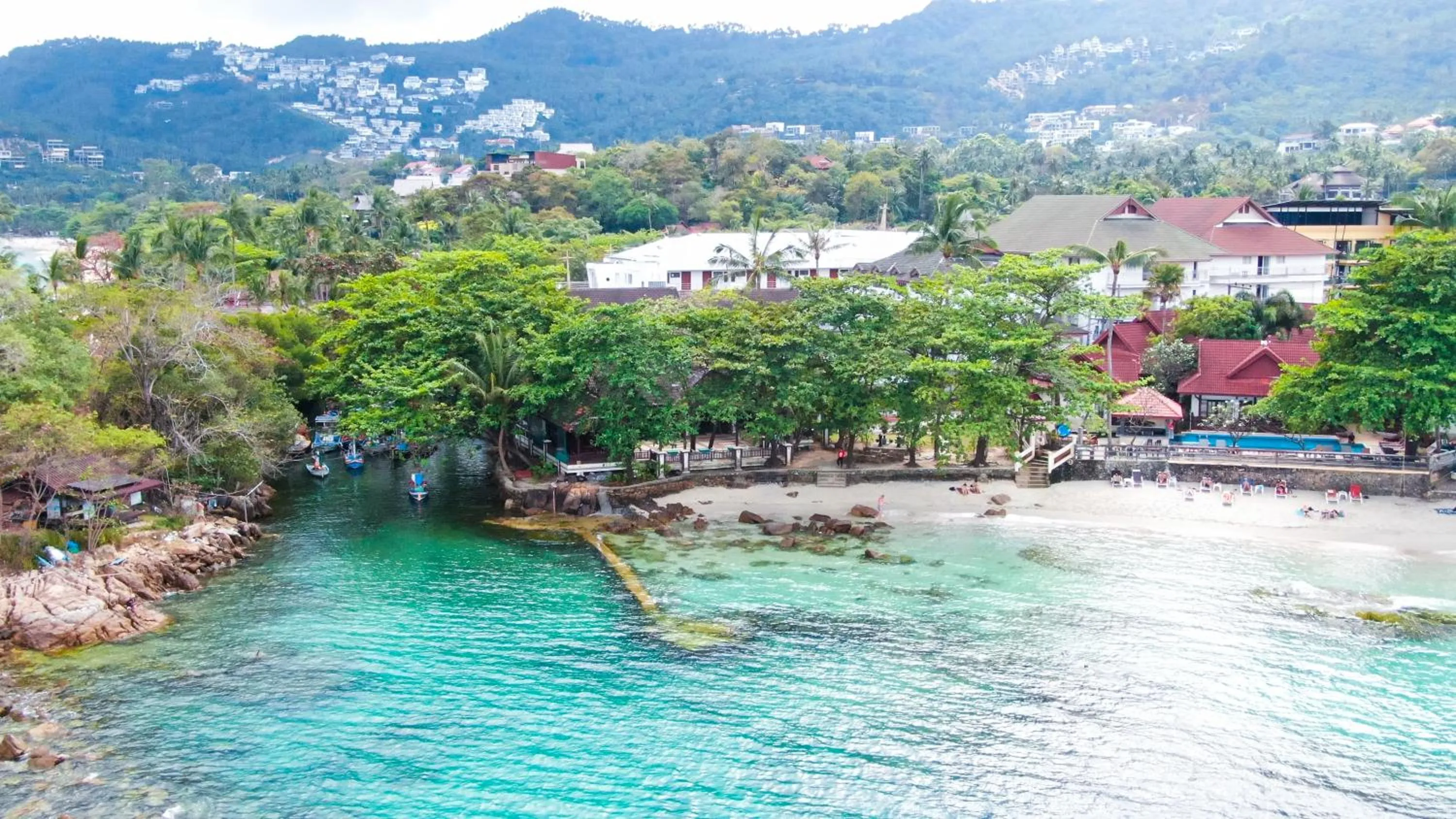 Sea view in Bhundhari Chaweng Beach Resort Koh Samui - SHA Plus