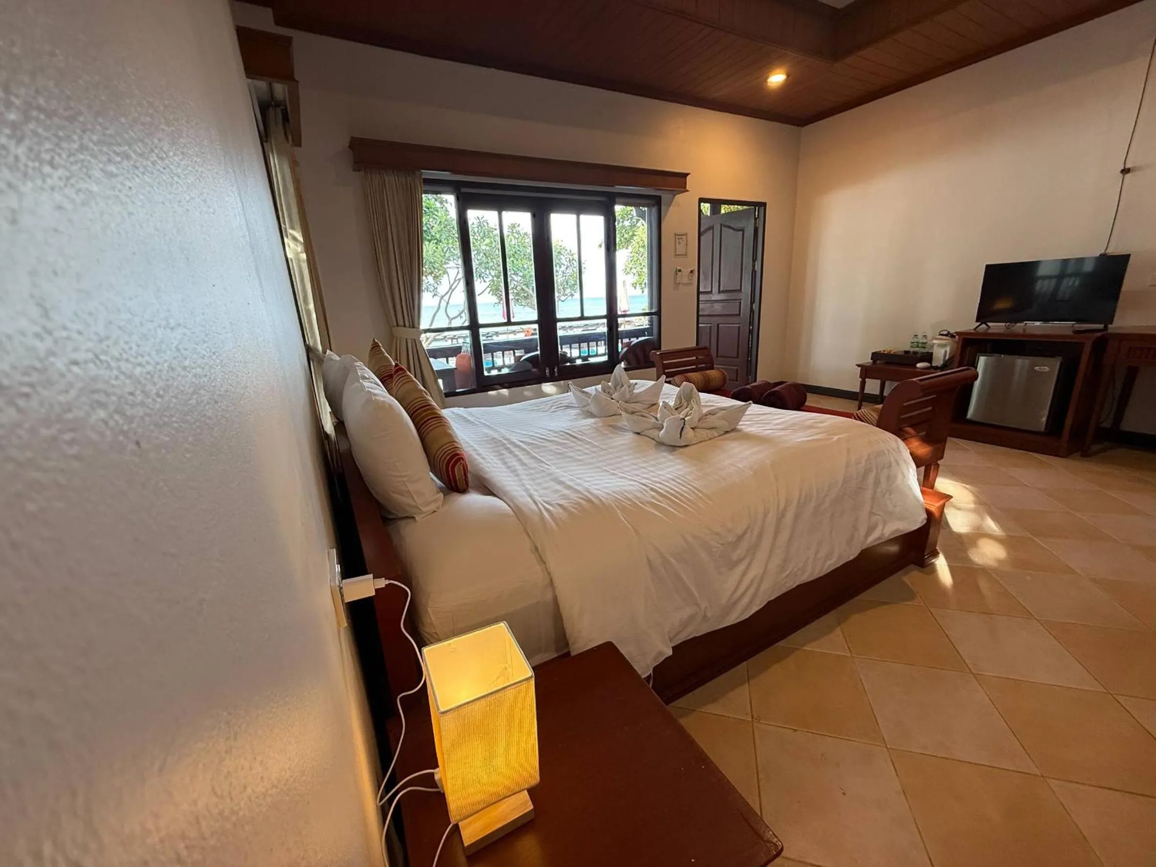 Bed in Bhundhari Chaweng Beach Resort Koh Samui - SHA Plus