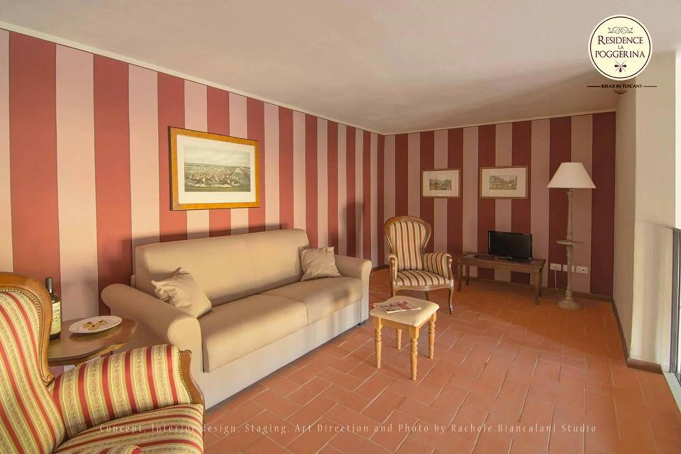 Seating area in La Poggerina