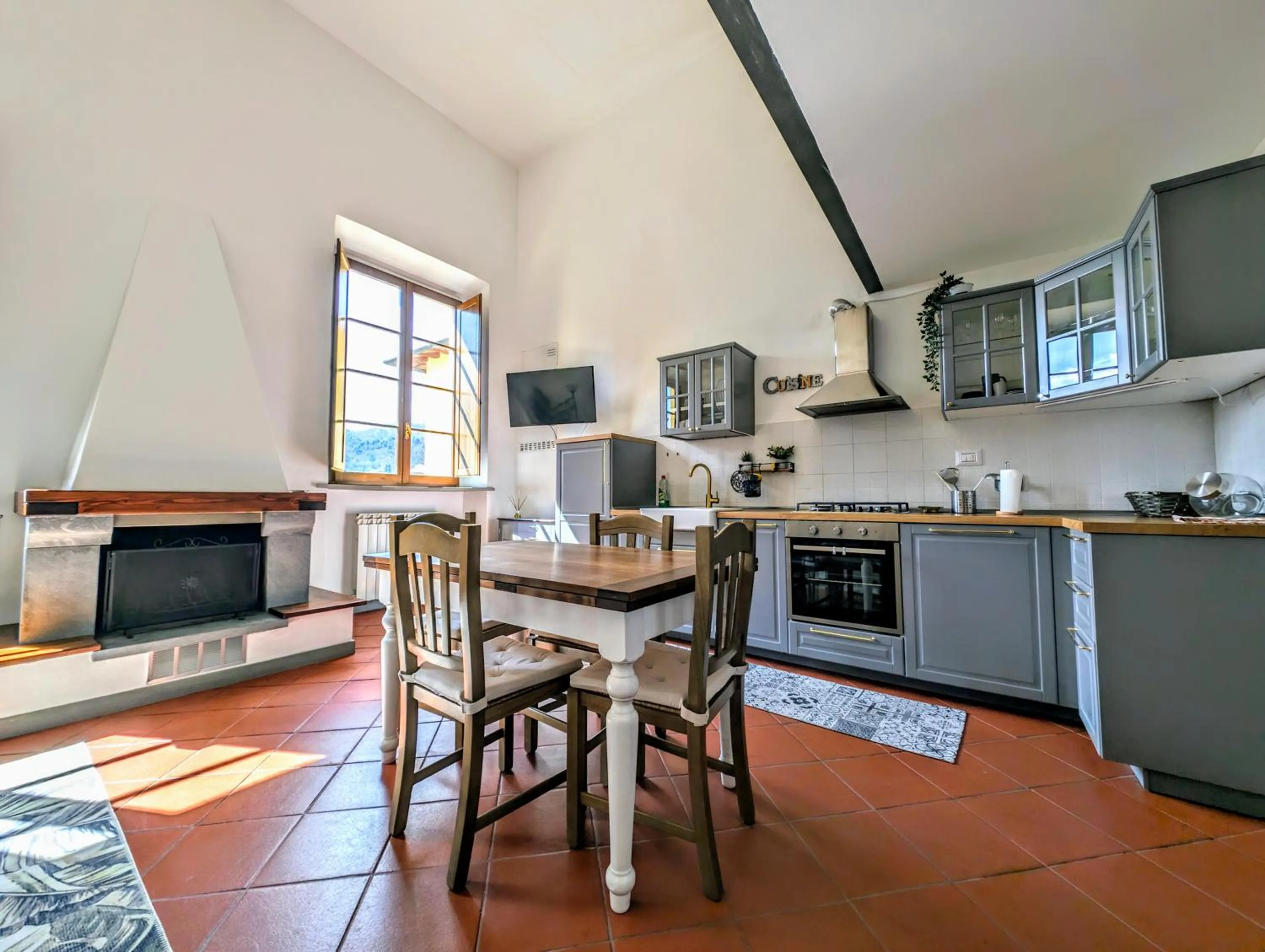 Kitchen or kitchenette in La Poggerina