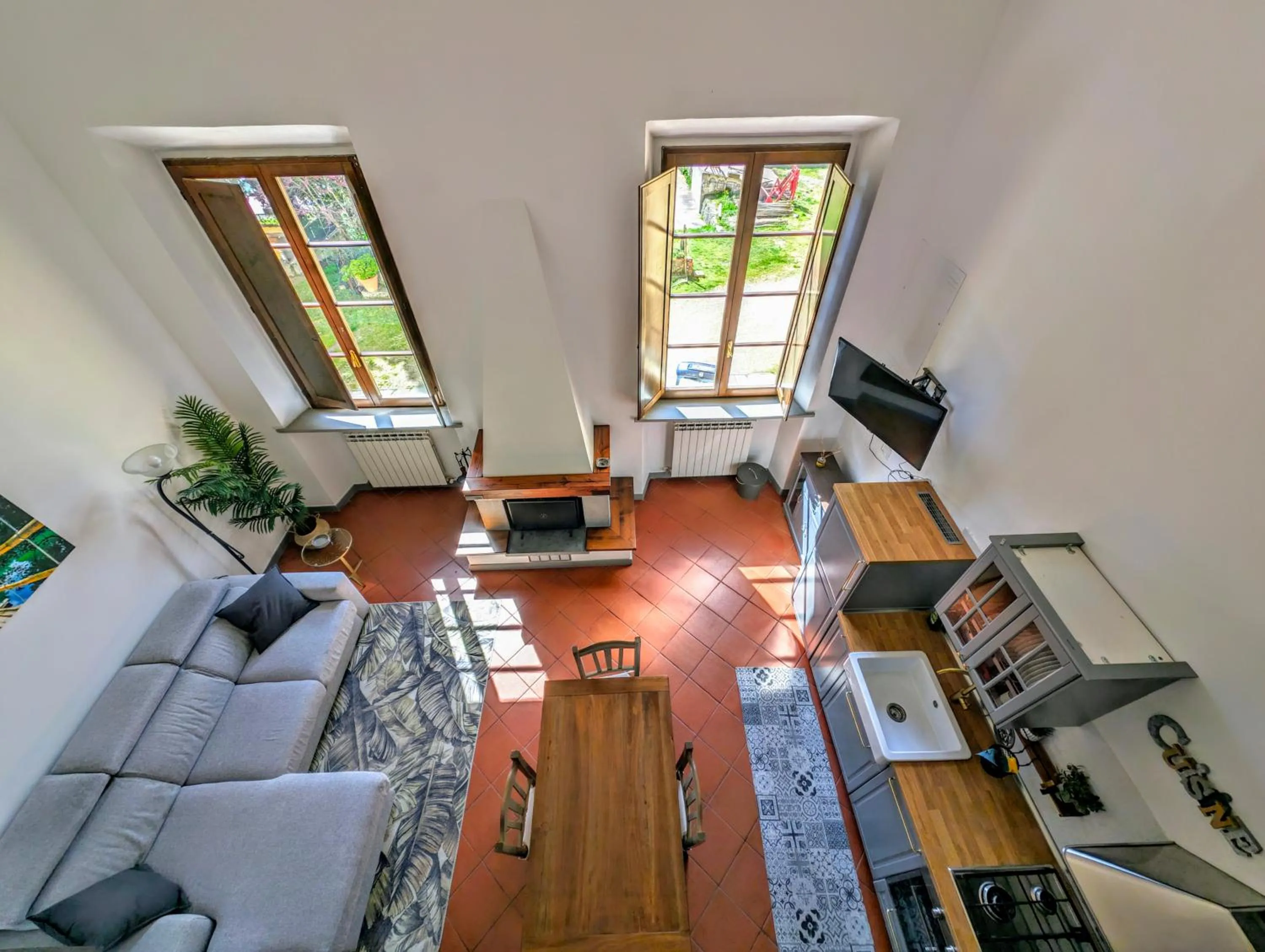 Communal lounge/ TV room in La Poggerina