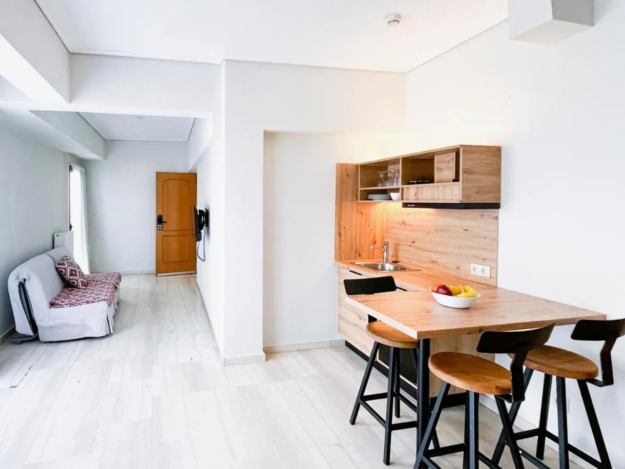 Kitchen or kitchenette in Athens Studios