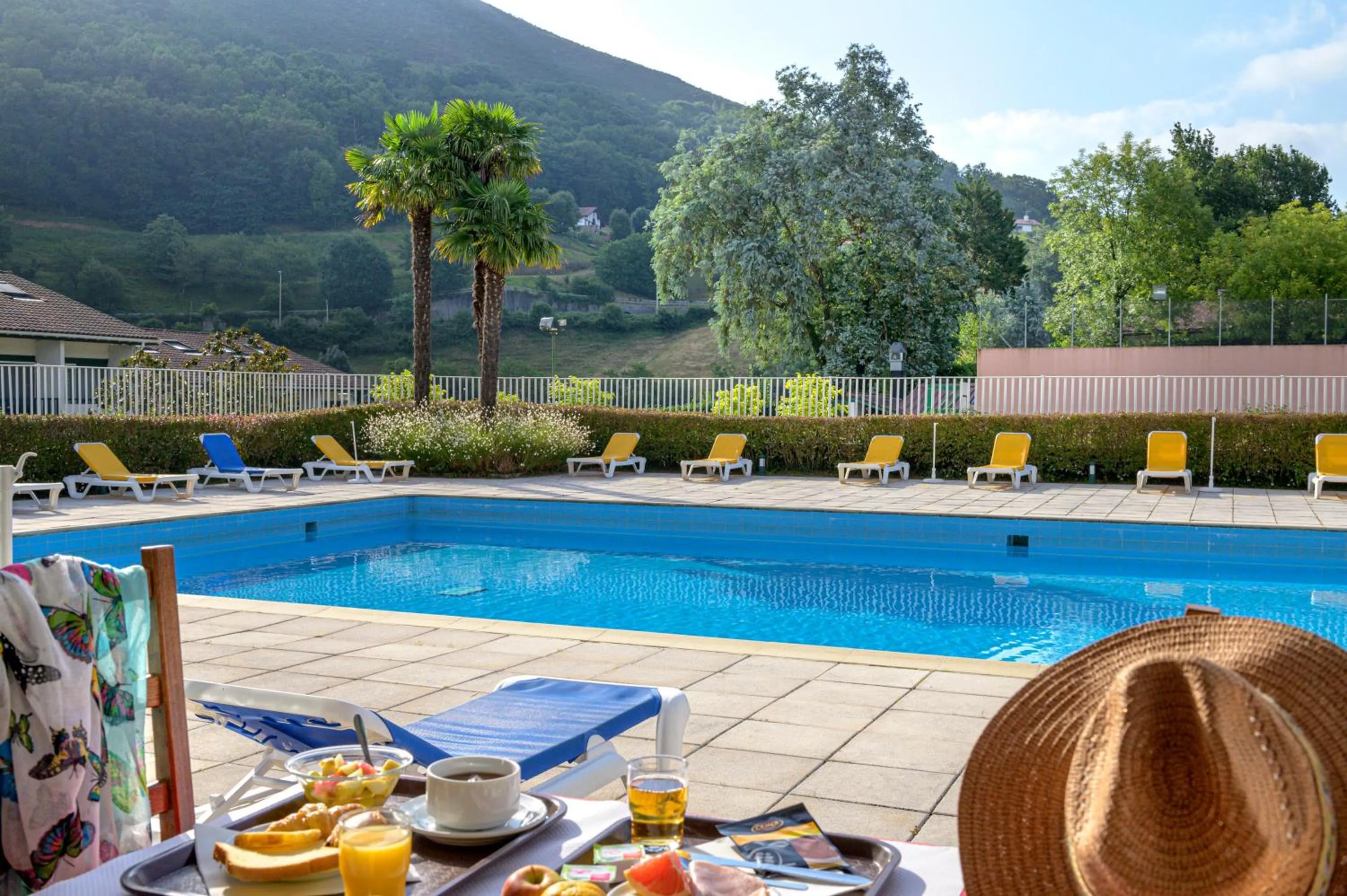 Patio in Village Club Le Saint Ignace