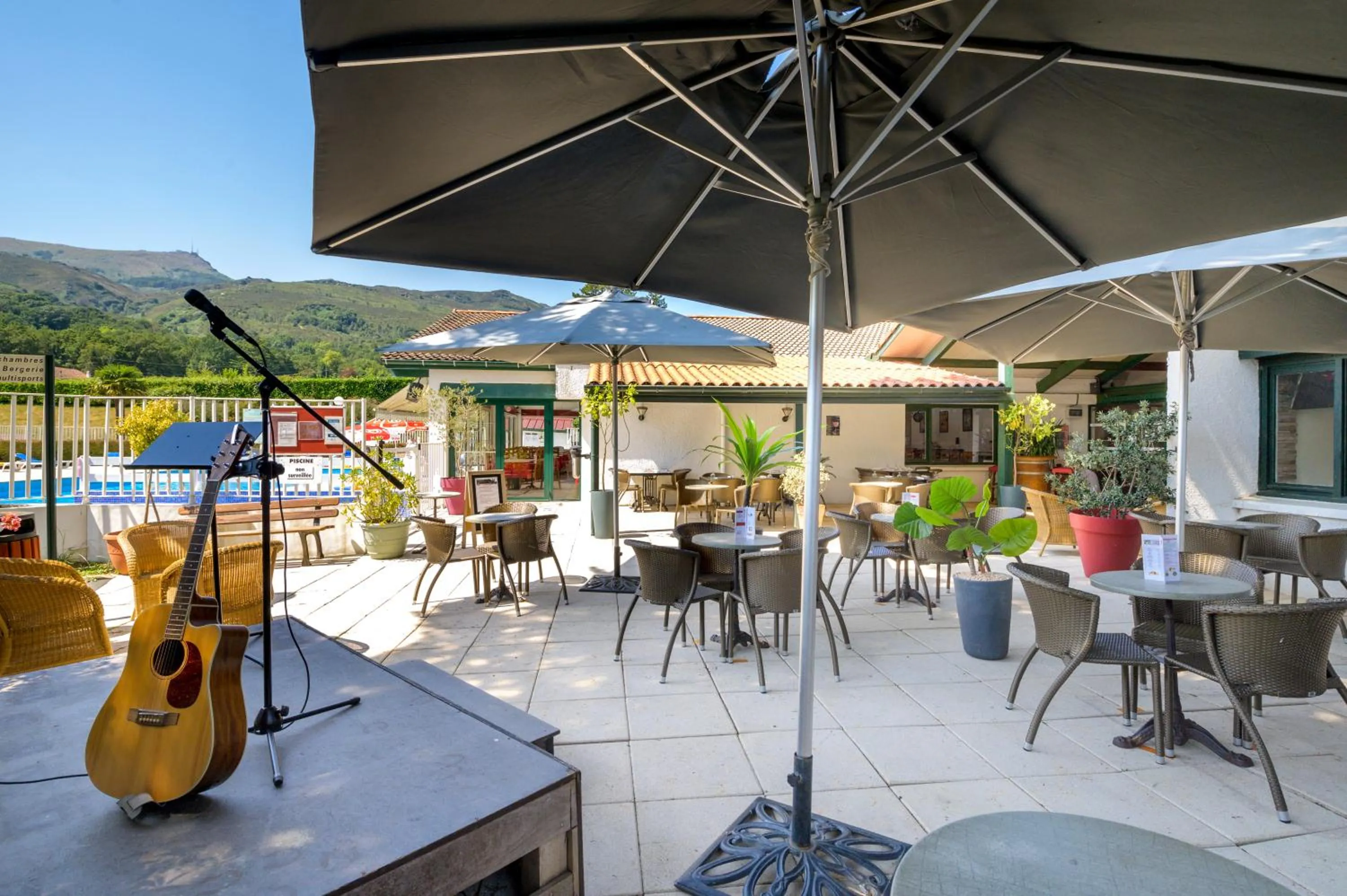 Patio in Village Club Le Saint Ignace