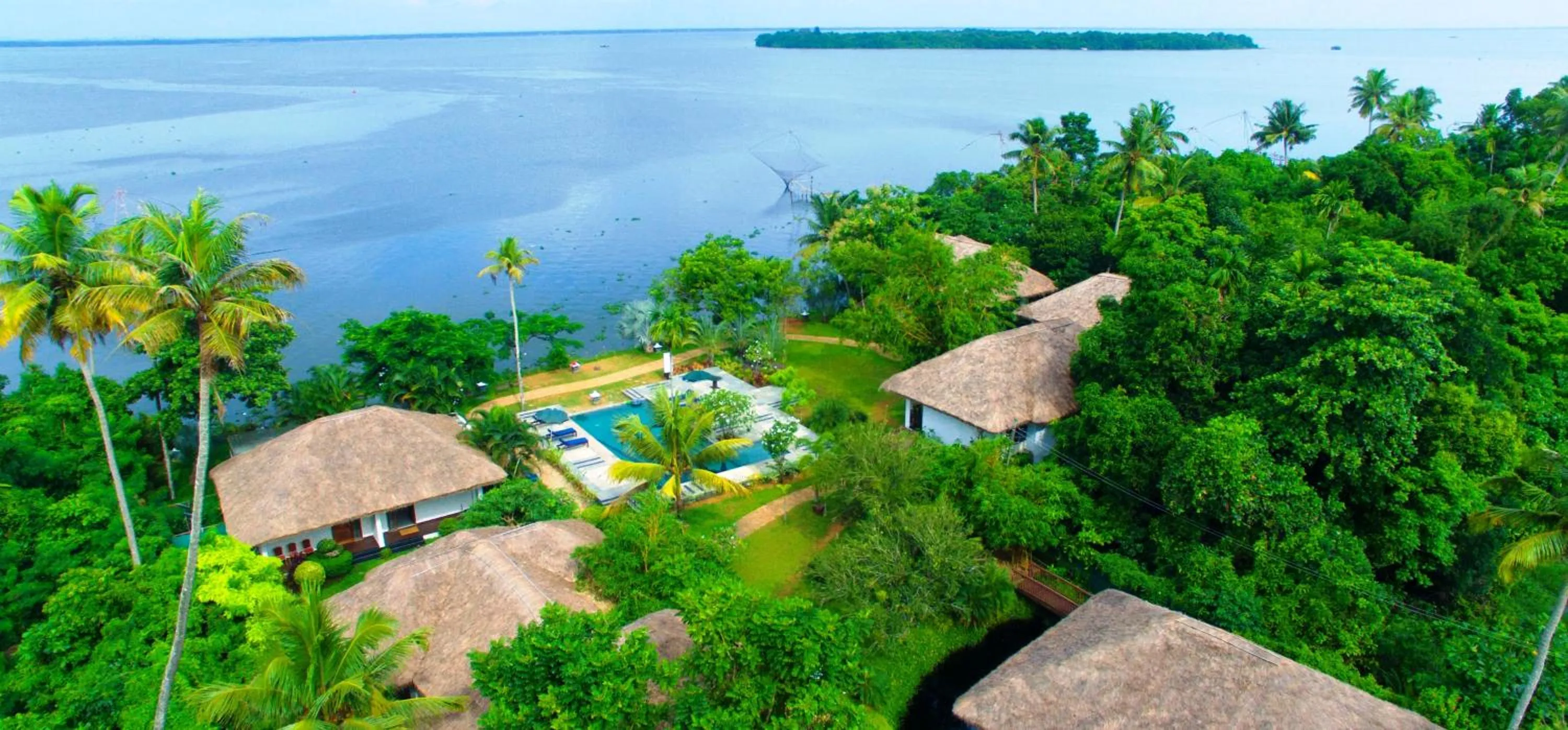 Bird's eye view in Deshadan Backwater Resort - The best sunrise view