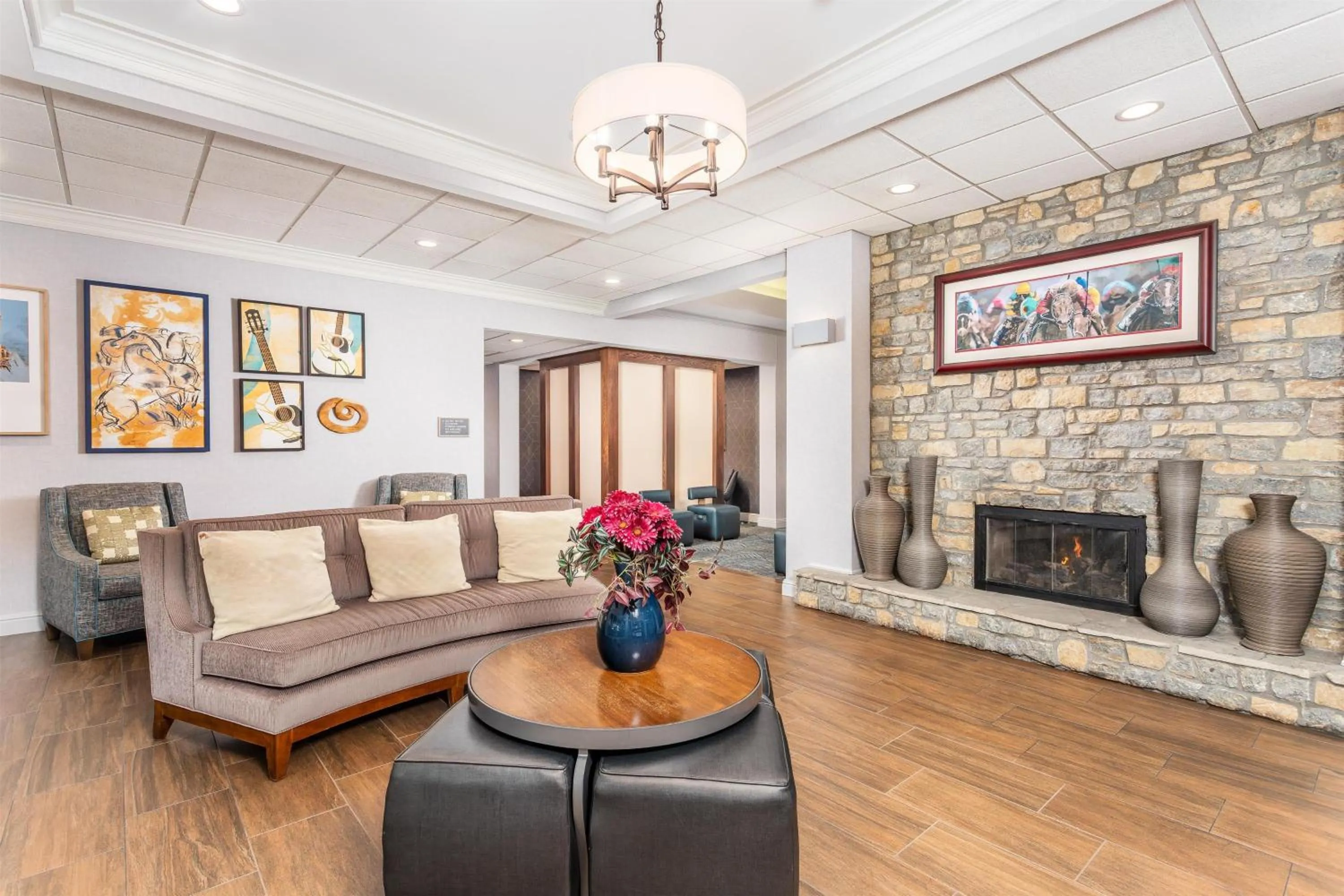 Lobby or reception in Homewood Suites by Hilton Lexington Fayette Mall