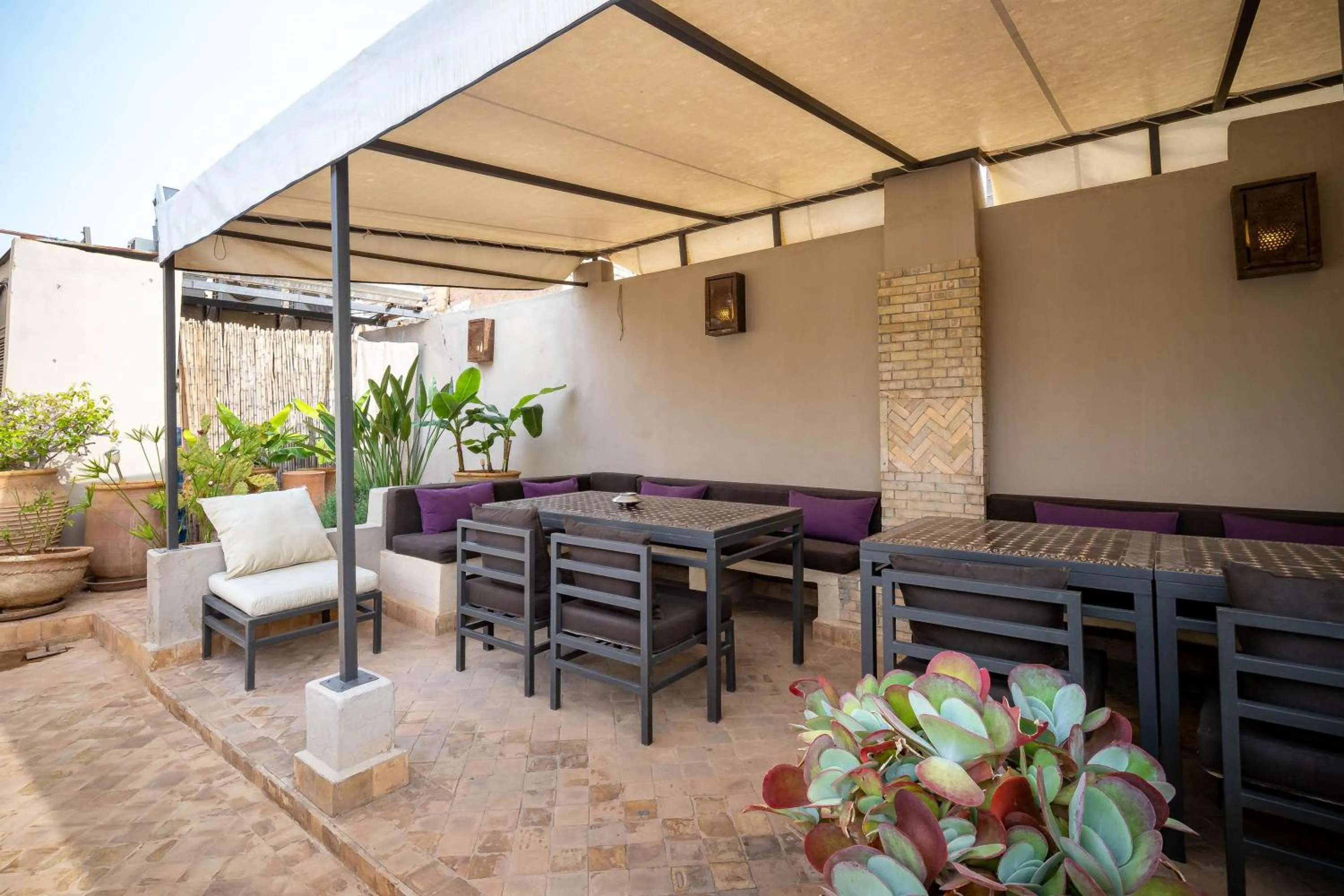 Patio in Riad Vanilla Sma & Spa