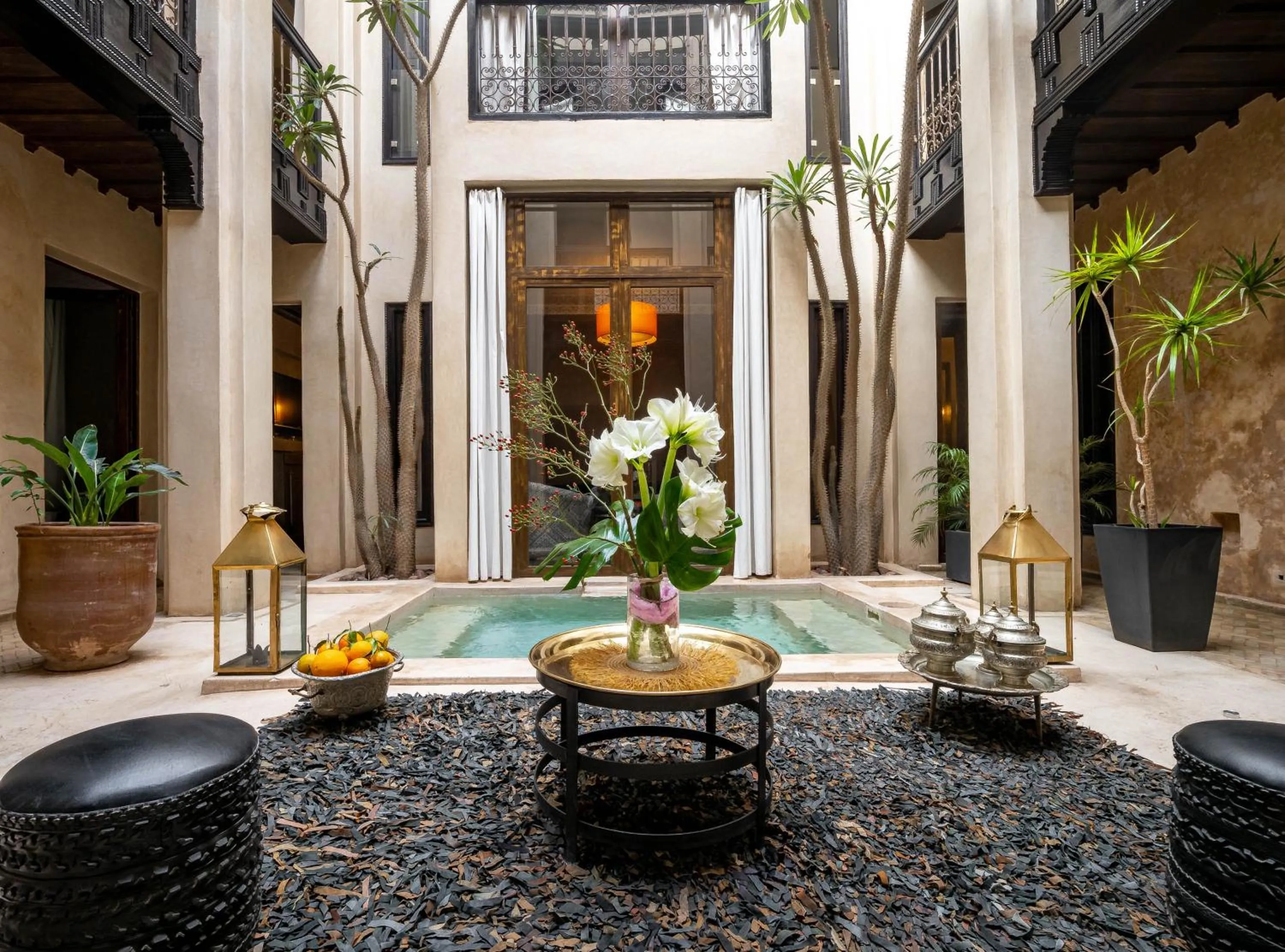 Patio in Riad Vanilla Sma & Spa