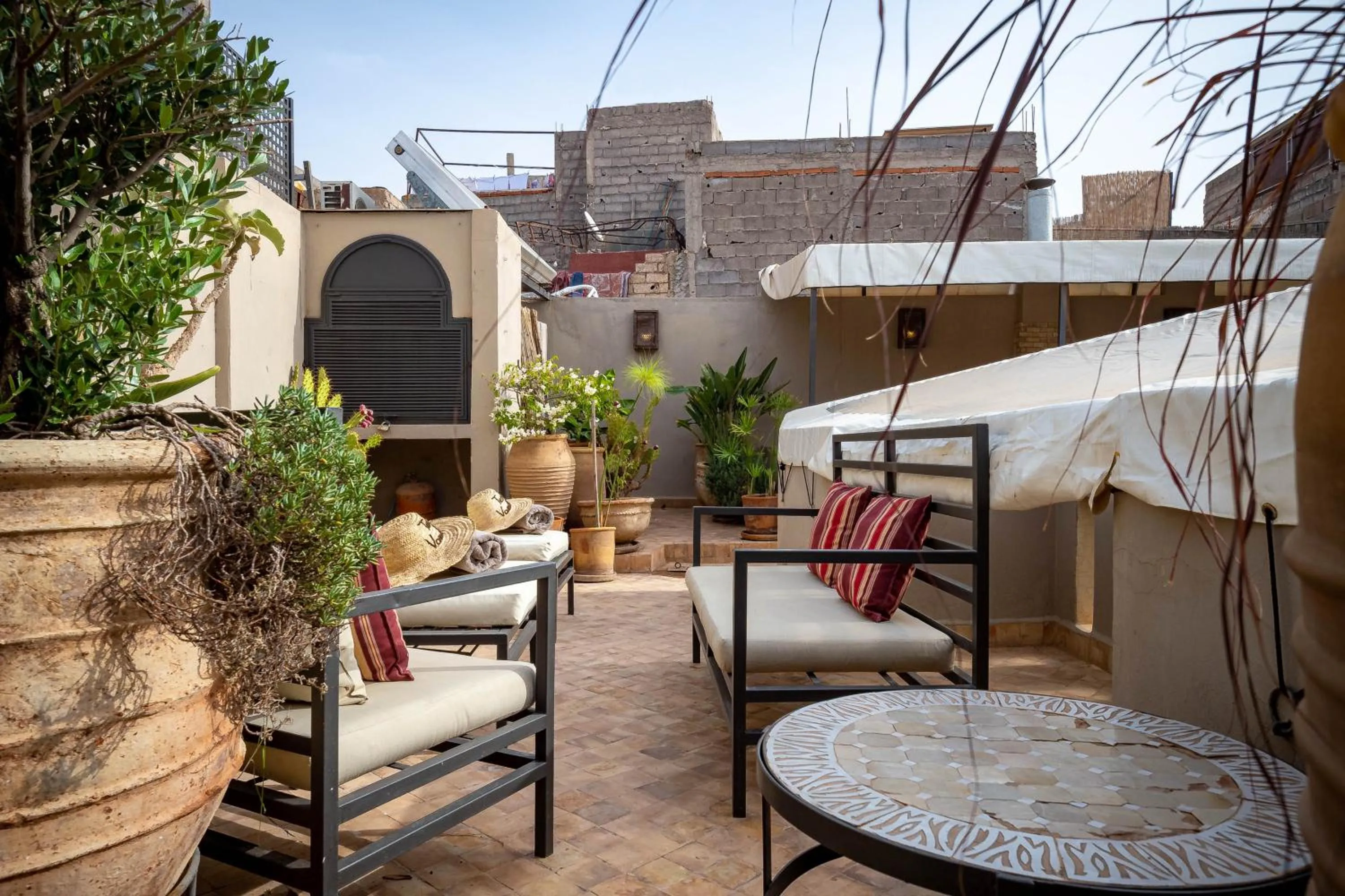 Patio in Riad Vanilla Sma & Spa