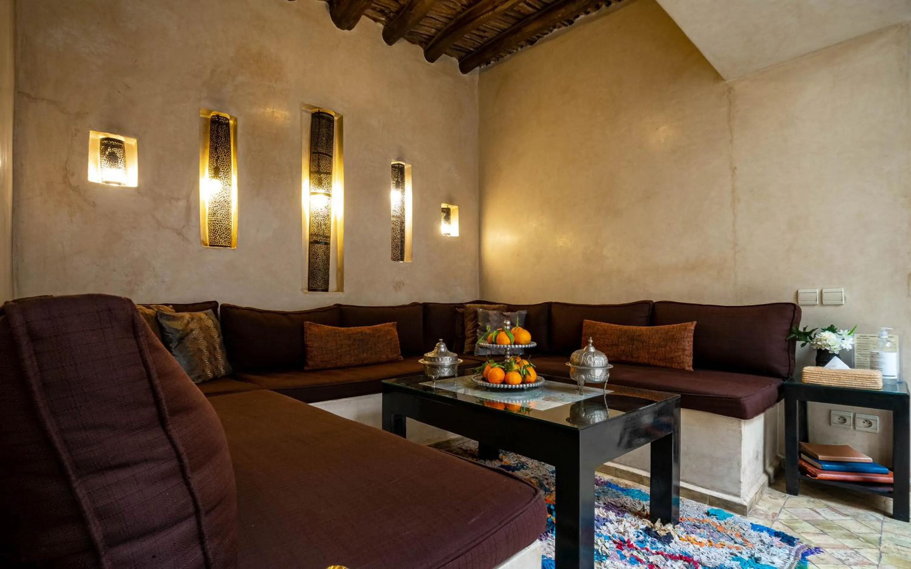 Living room in Riad Vanilla Sma & Spa