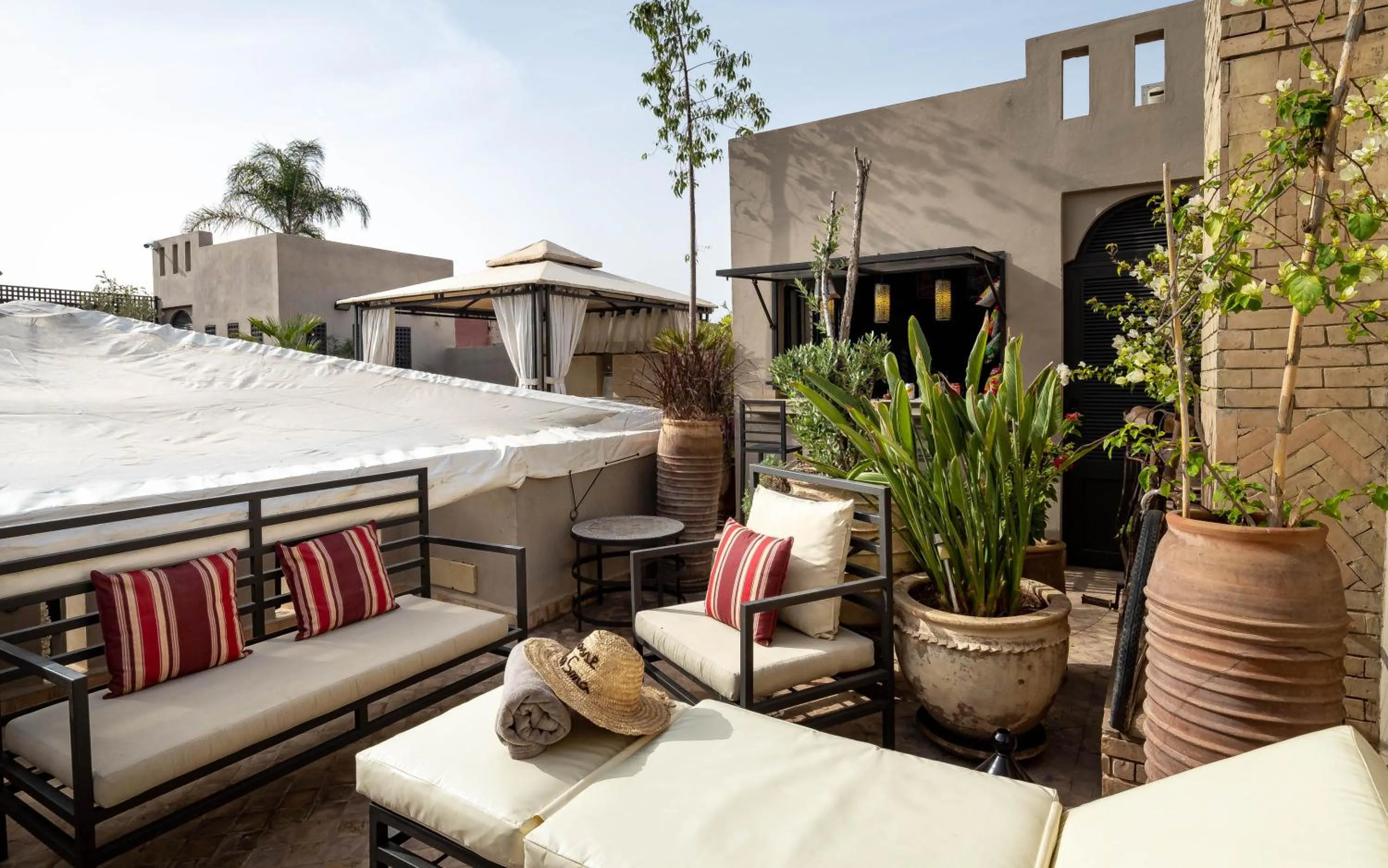 Patio in Riad Vanilla Sma & Spa