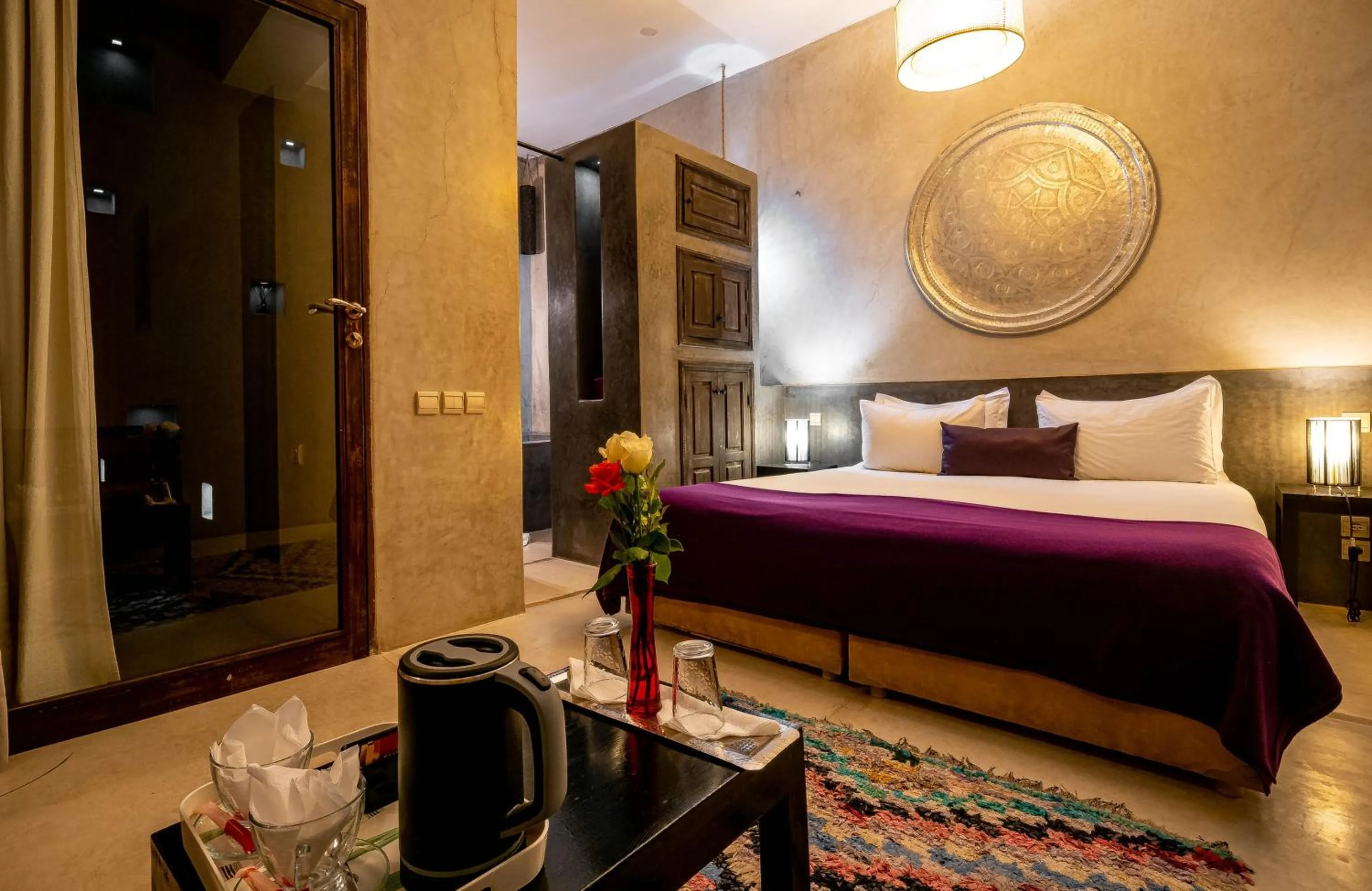 Bed in Riad Vanilla Sma & Spa