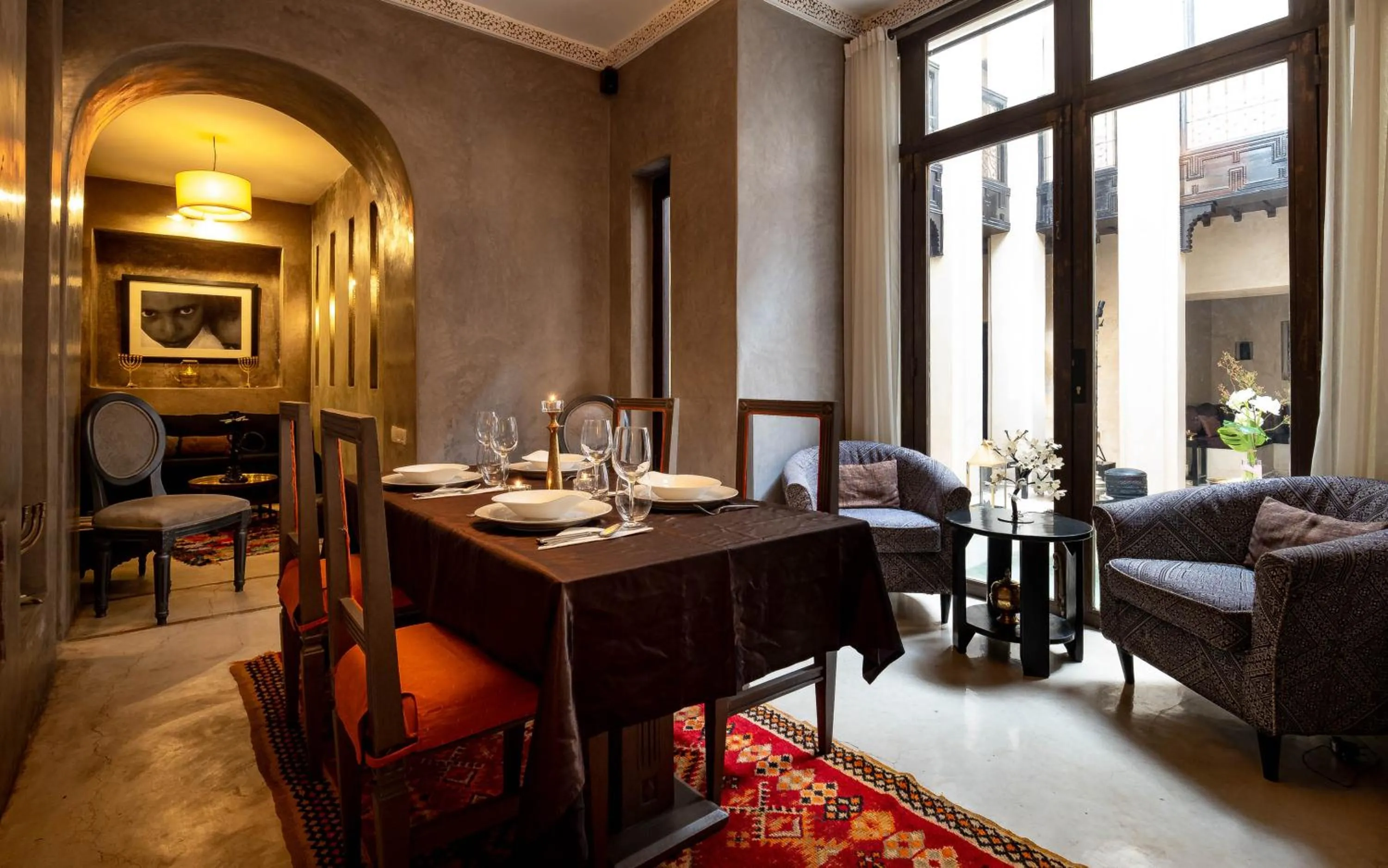 Living room in Riad Vanilla Sma & Spa