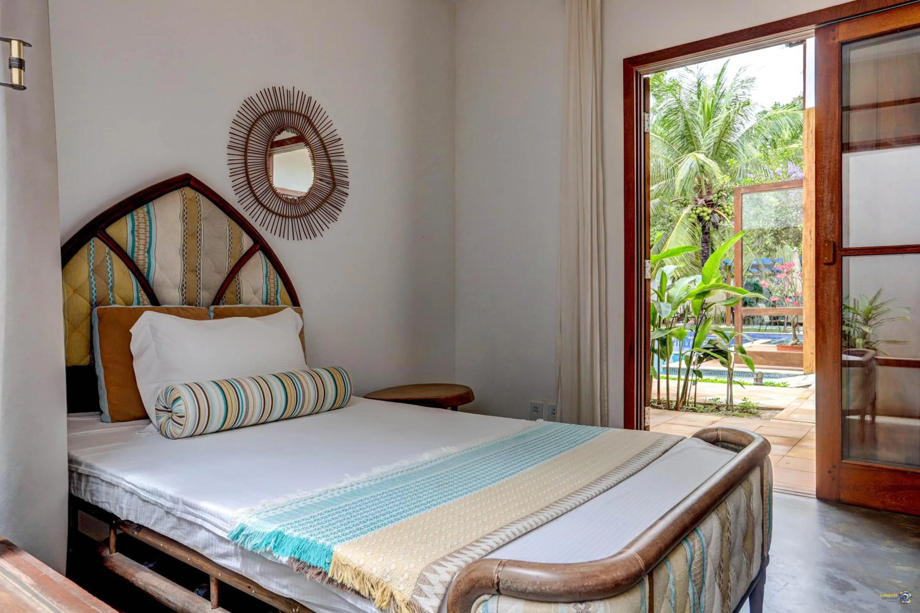 View (from property/room), Bed in A Casa de Gabriella