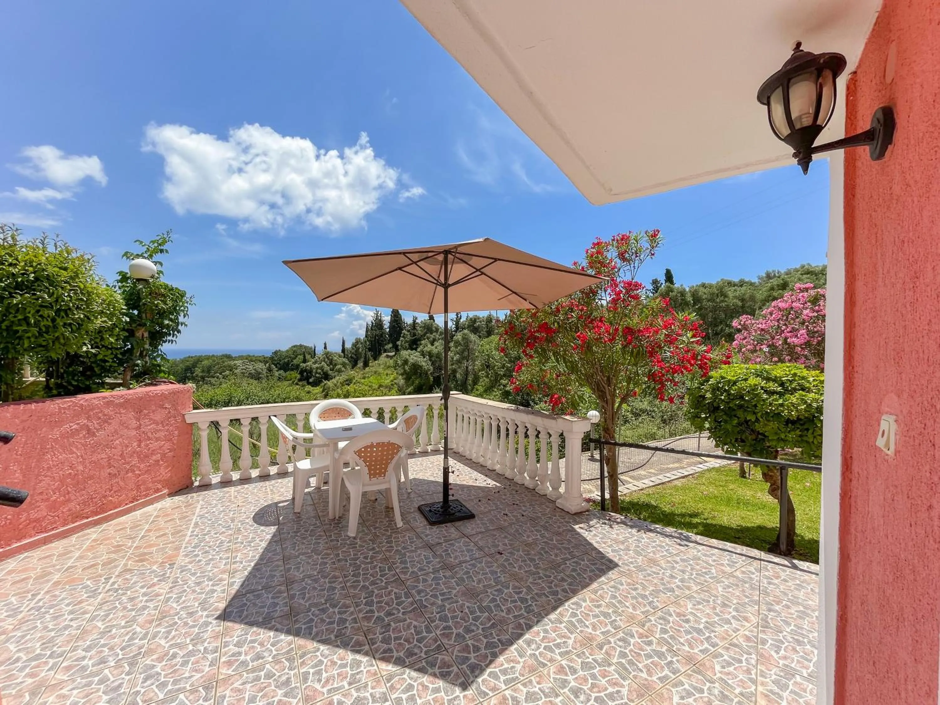 Balcony/Terrace in Amazona Apartments and Studios