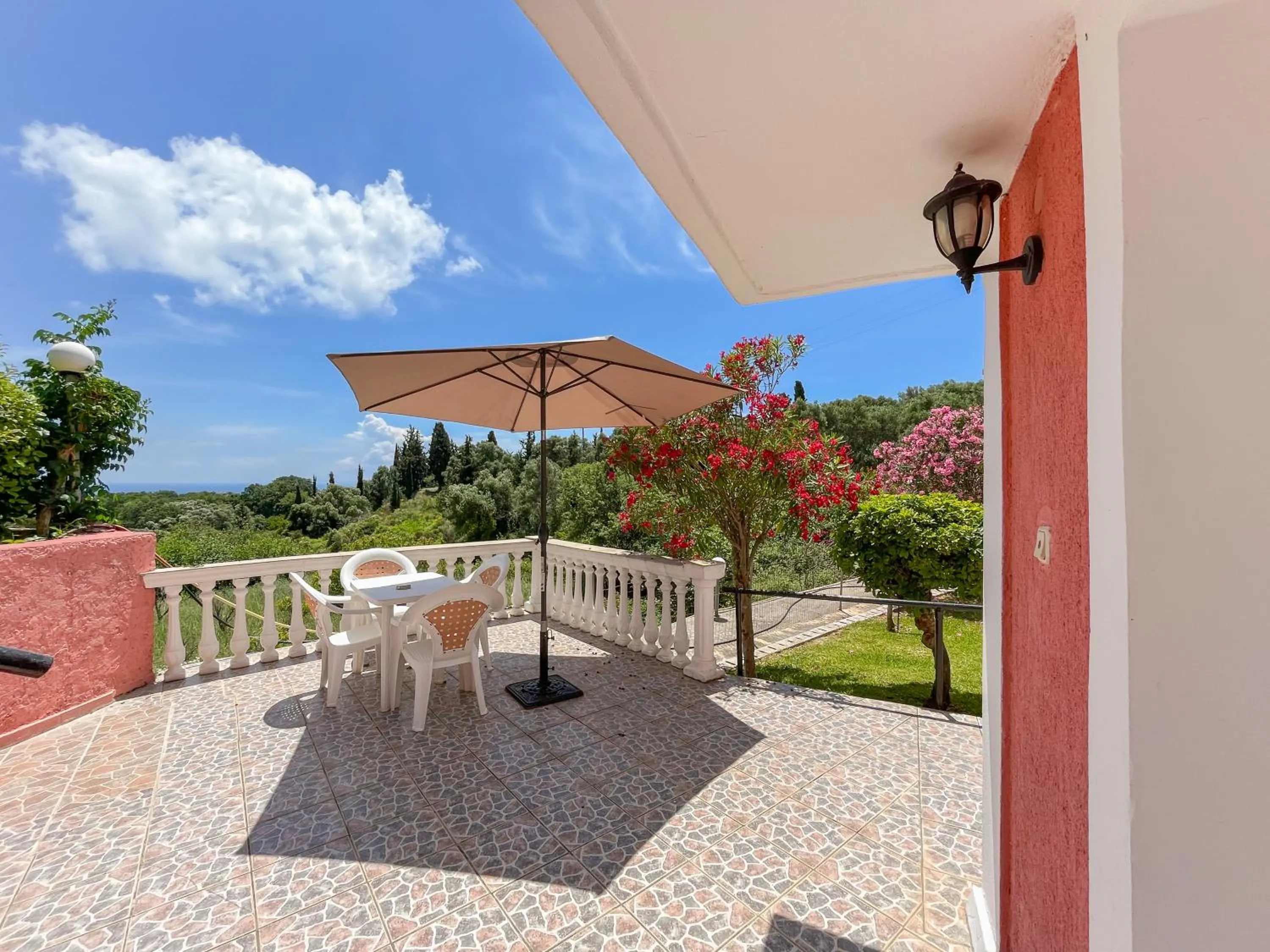 Balcony/Terrace in Amazona Apartments and Studios